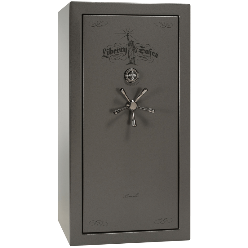 Lincoln Series | Level 5 Security | 110 Minute Fire Protection | 25 | Dimensions: 60.5"(H) x 30"(W) x 28.5"(D) | Black Gloss | Mechanical Lock | Idaho Safe & Vault, Caldwell Idaho