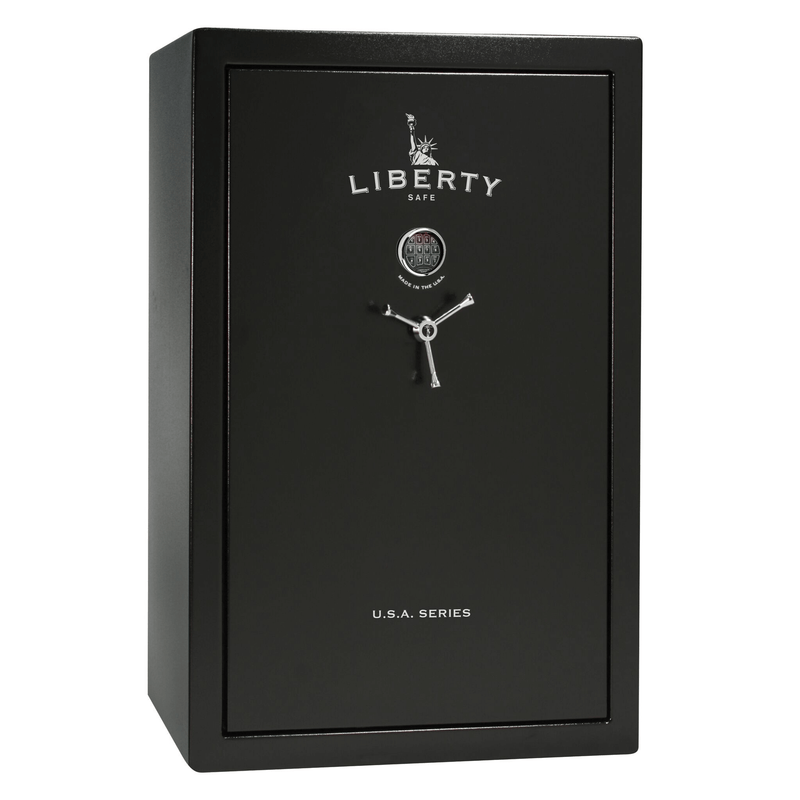 USA Series | Level 3 Security | 60 Minute Fire Rating | 48 | Dimensions: 60.5"(H) x 42"(W) x 22"(D) | Black Textured | Electronic Lock | Idaho Safe & Vault, Caldwell Idaho