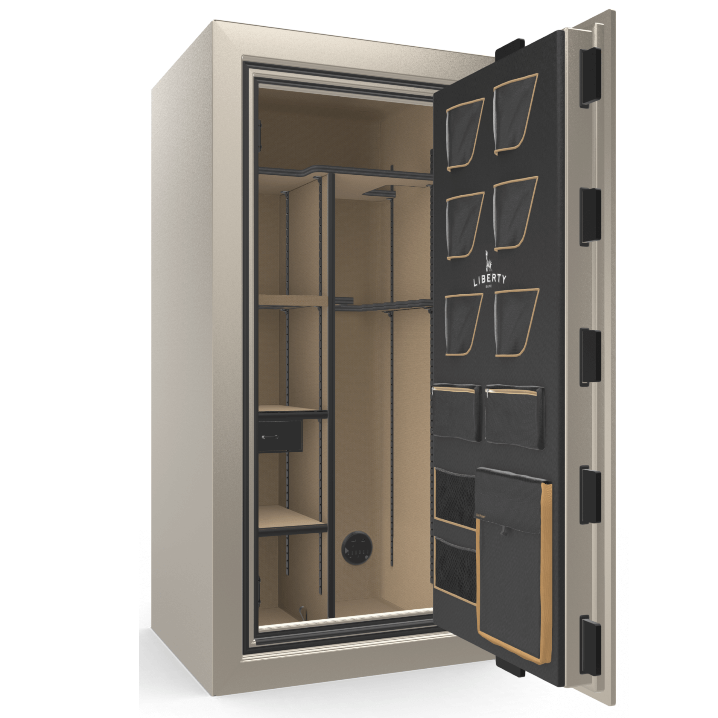 Classic Plus Series | Level 7 Security | 110 Minute Fire Protection | 40 | DIMENSIONS: 66.5"(H) X 36"(W) X 32"(D) | Burgundy 2 Tone | Electronic Lock | Idaho Safe & Vault, Caldwell Idaho