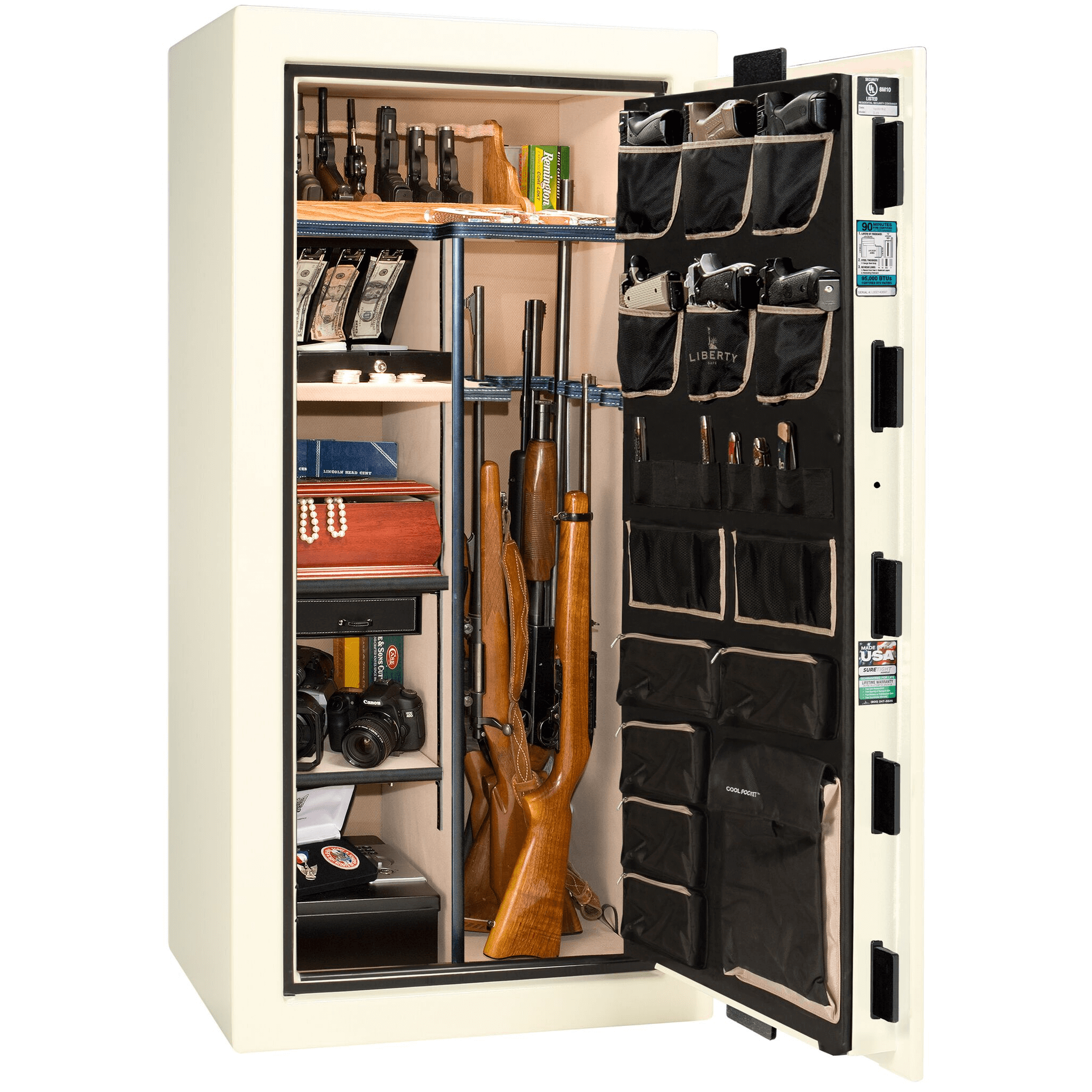 Lincoln Series | Level 5 Security | 110 Minute Fire Protection | 40 | Dimensions: 66.5"(H) x 36"(W) x 32"(D) | Bronze Textured | Electronic Lock | Idaho Safe & Vault, Caldwell Idaho