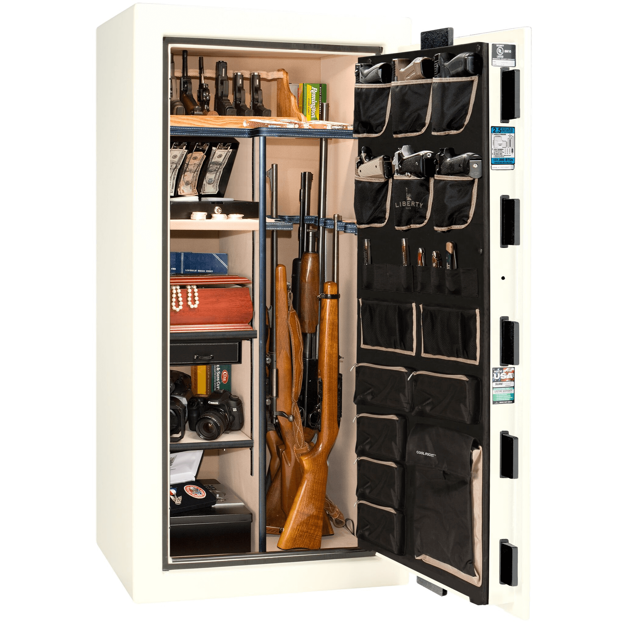 Magnum Series | Level 8 Security | 2.5 Hours Fire Protection | 40 | Dimensions: 66.5"(H) x 36"(W) x 32"(D) | Charcoal 2 Tone | Electronic Lock | Idaho Safe & Vault, Caldwell Idaho