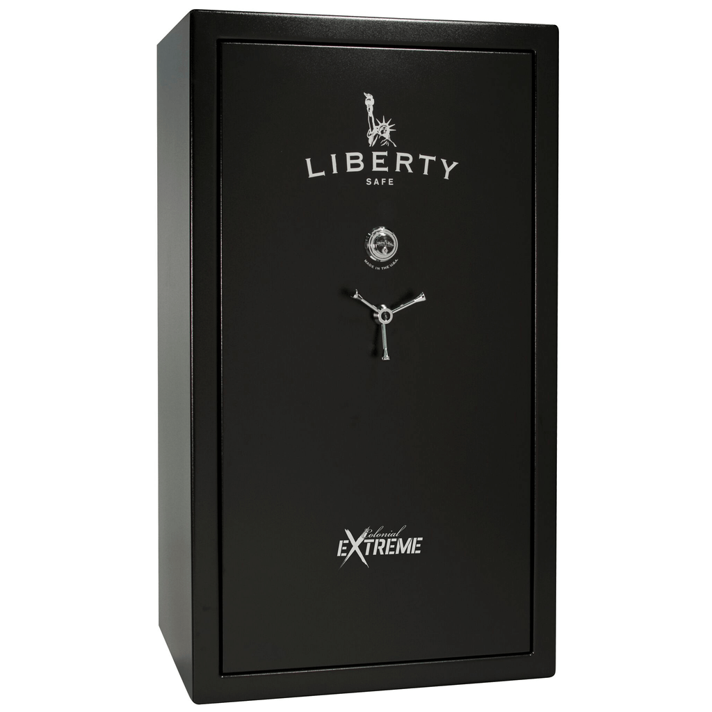 Colonial Series | Level 4 Security | 75 Minute Fire Protection | 50XT | DIMENSIONS: 72.5"(H) X 42"(W) X 27.5"(D*) | Black Textured | Mechanical Lock | Idaho Safe & Vault, Caldwell Idaho