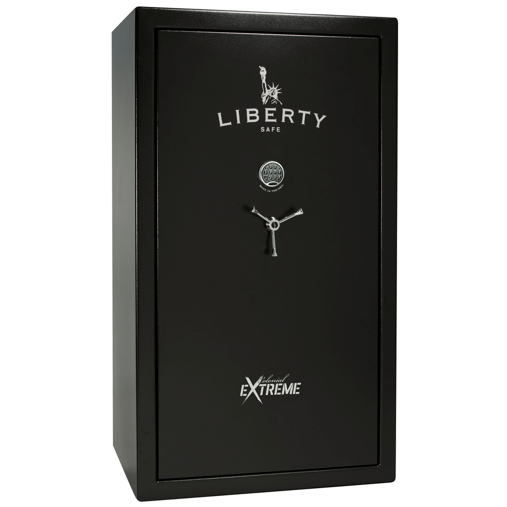 Colonial Series | Level 4 Security | 75 Minute Fire Protection | 50XT | DIMENSIONS: 72.5"(H) X 42"(W) X 27.5"(D*) | Black Textured | Electronic Lock | Idaho Safe & Vault, Caldwell Idaho
