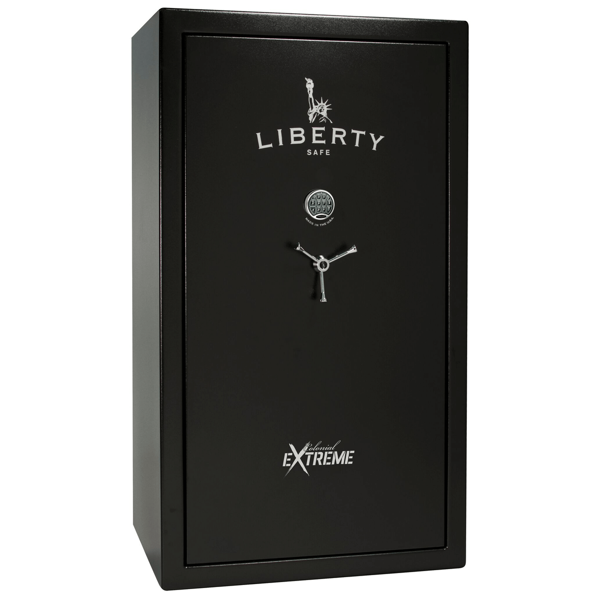 Colonial Series | Level 4 Security | 75 Minute Fire Protection | 50XT | DIMENSIONS: 72.5"(H) X 42"(W) X 27.5"(D*) | Black Textured | Electronic Lock | Idaho Safe & Vault, Caldwell Idaho