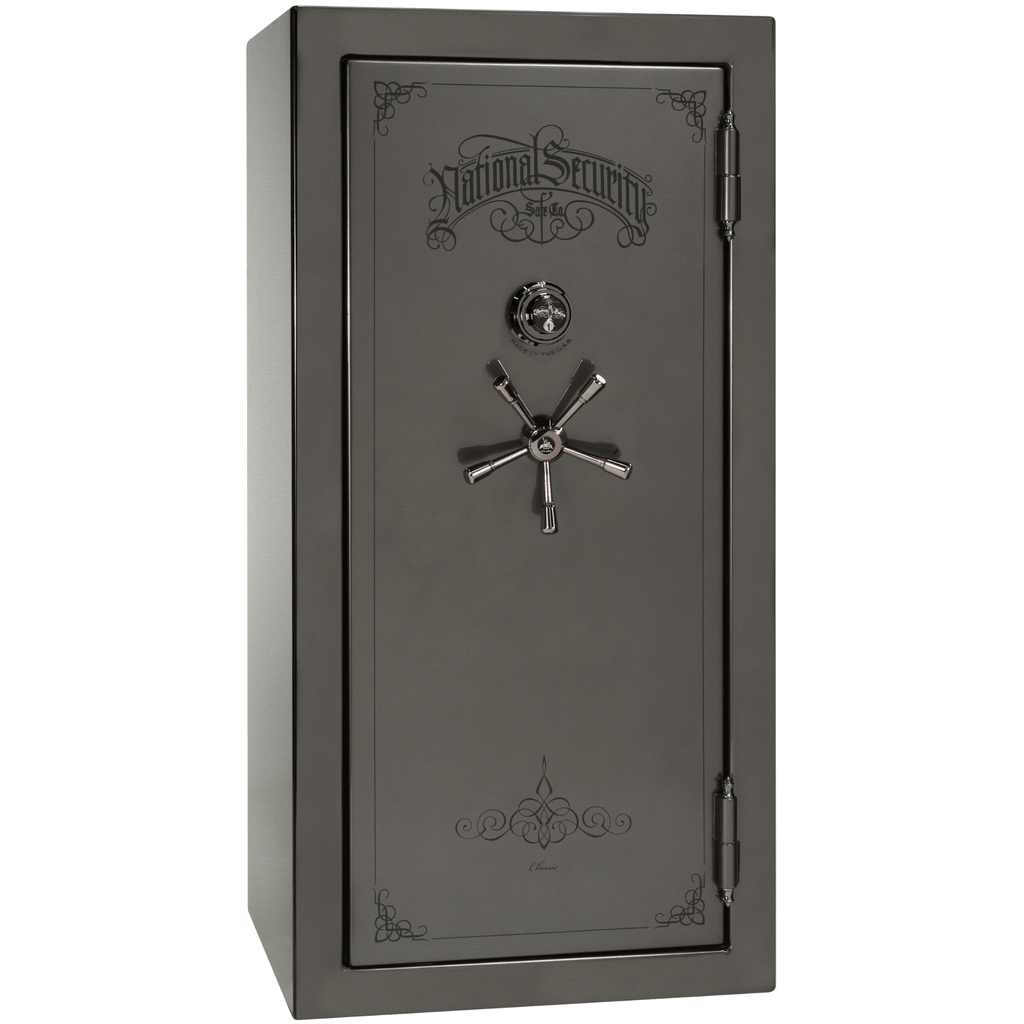 Classic Plus Series | Level 7 Security | 110 Minute Fire Protection | 25 | DIMENSIONS: 60.5"(H) X 30"(W) X 28.5"(D) | Gray Marble | Mechanical Lock | Idaho Safe & Vault, Caldwell Idaho