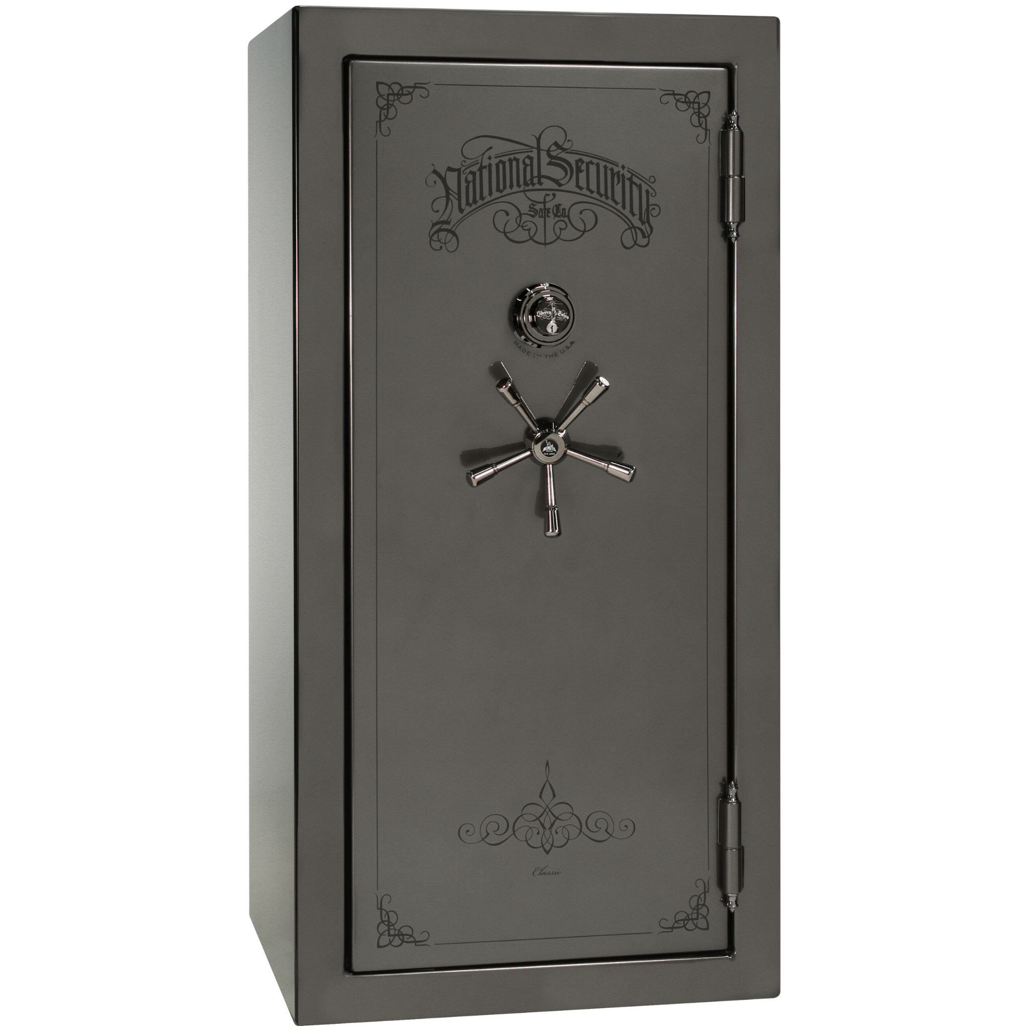 Classic Plus Series | Level 7 Security | 110 Minute Fire Protection | 25 | DIMENSIONS: 60.5"(H) X 30"(W) X 28.5"(D) | Gray Marble | Mechanical Lock | Idaho Safe & Vault, Caldwell Idaho
