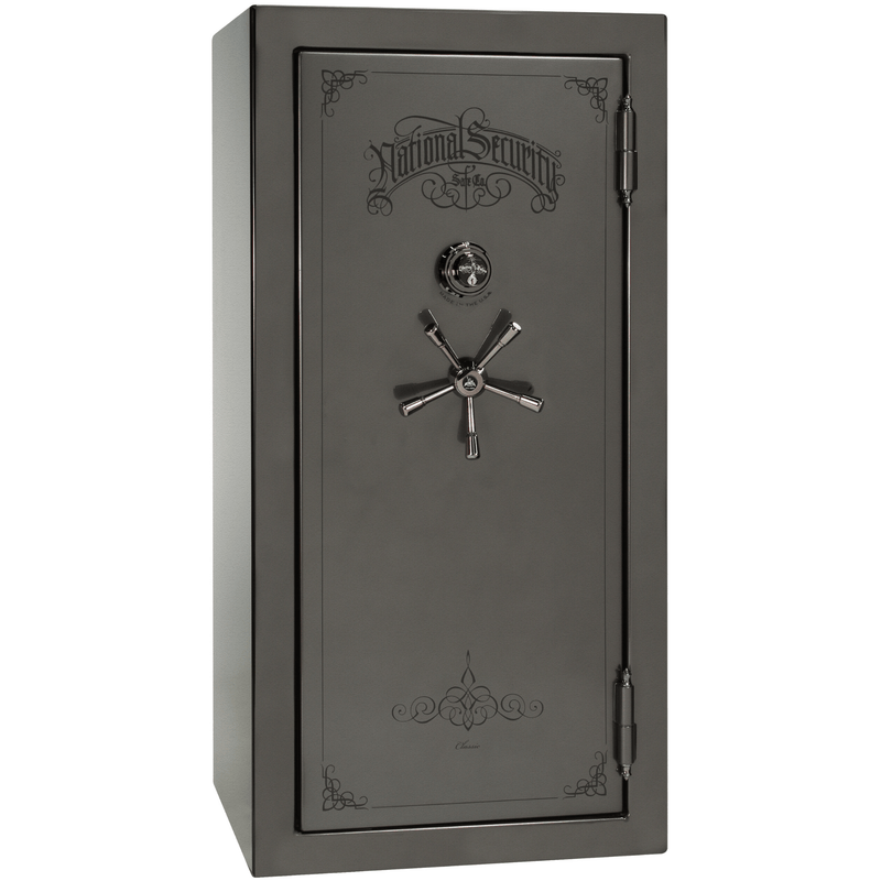 Classic Plus Series | Level 7 Security | 110 Minute Fire Protection | 25 | DIMENSIONS: 60.5"(H) X 30"(W) X 28.5"(D) | Gray Marble | Mechanical Lock | Idaho Safe & Vault, Caldwell Idaho