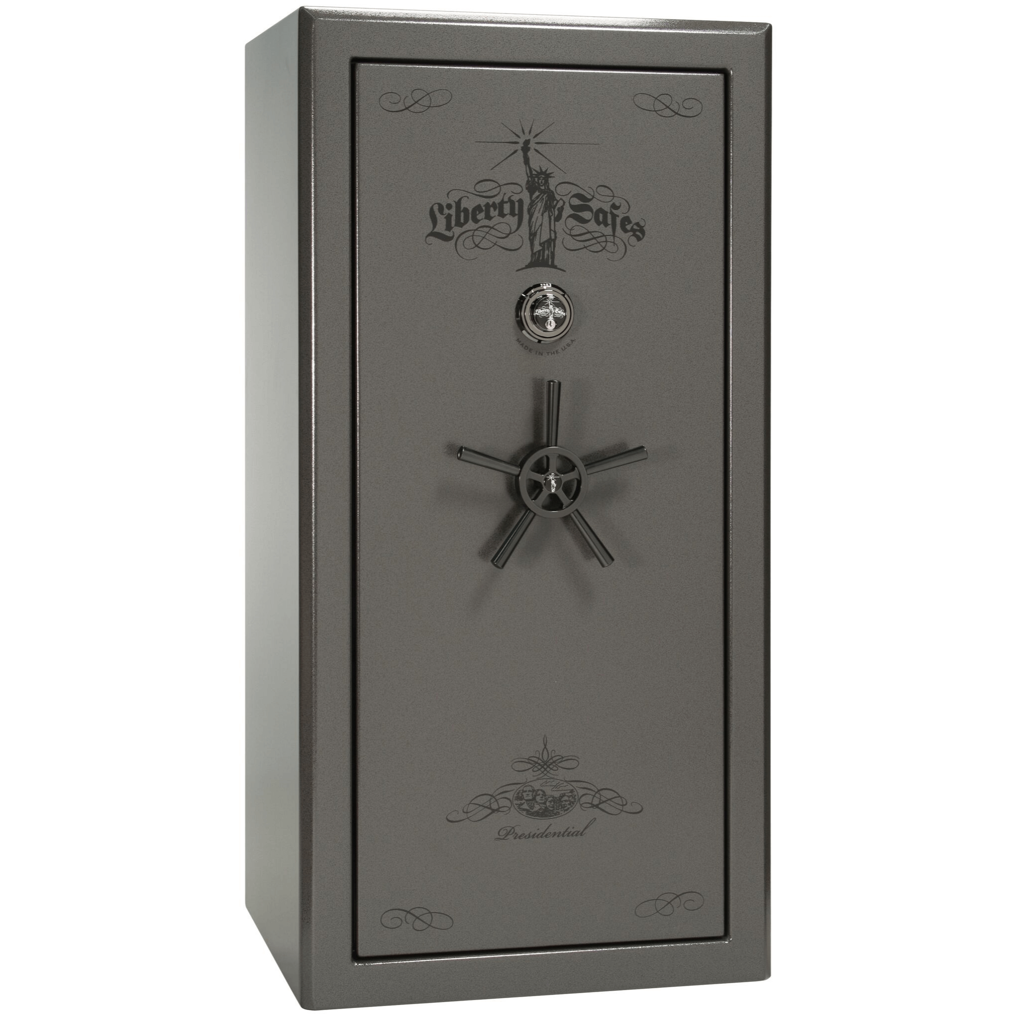 Presidential Series | Level 8 Security | 2.5 Hours Fire Protection | 25 | Dimensions: Dimensions: 60.5"(H) x 30.25"(W) x 24.75"(D*) | Gray Marble | Mechanical Lock | Idaho Safe & Vault, Caldwell Idaho