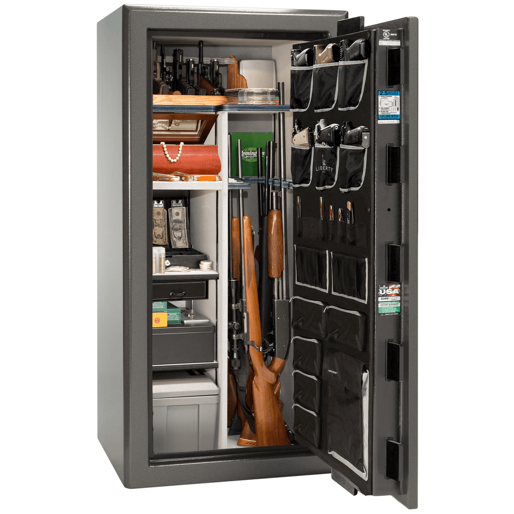Presidential Series | Level 8 Security | 2.5 Hours Fire Protection | 25 | Dimensions: Dimensions: 60.5"(H) x 30.25"(W) x 24.75"(D*)  | Gray Marble | Mechanical Lock | Idaho Safe & Vault, Caldwell Idaho