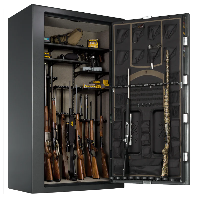 Browning | S49: 60"(H)  x 43"(W) x 25.5"(D) | Matte Black | Black Chrome | Electronic