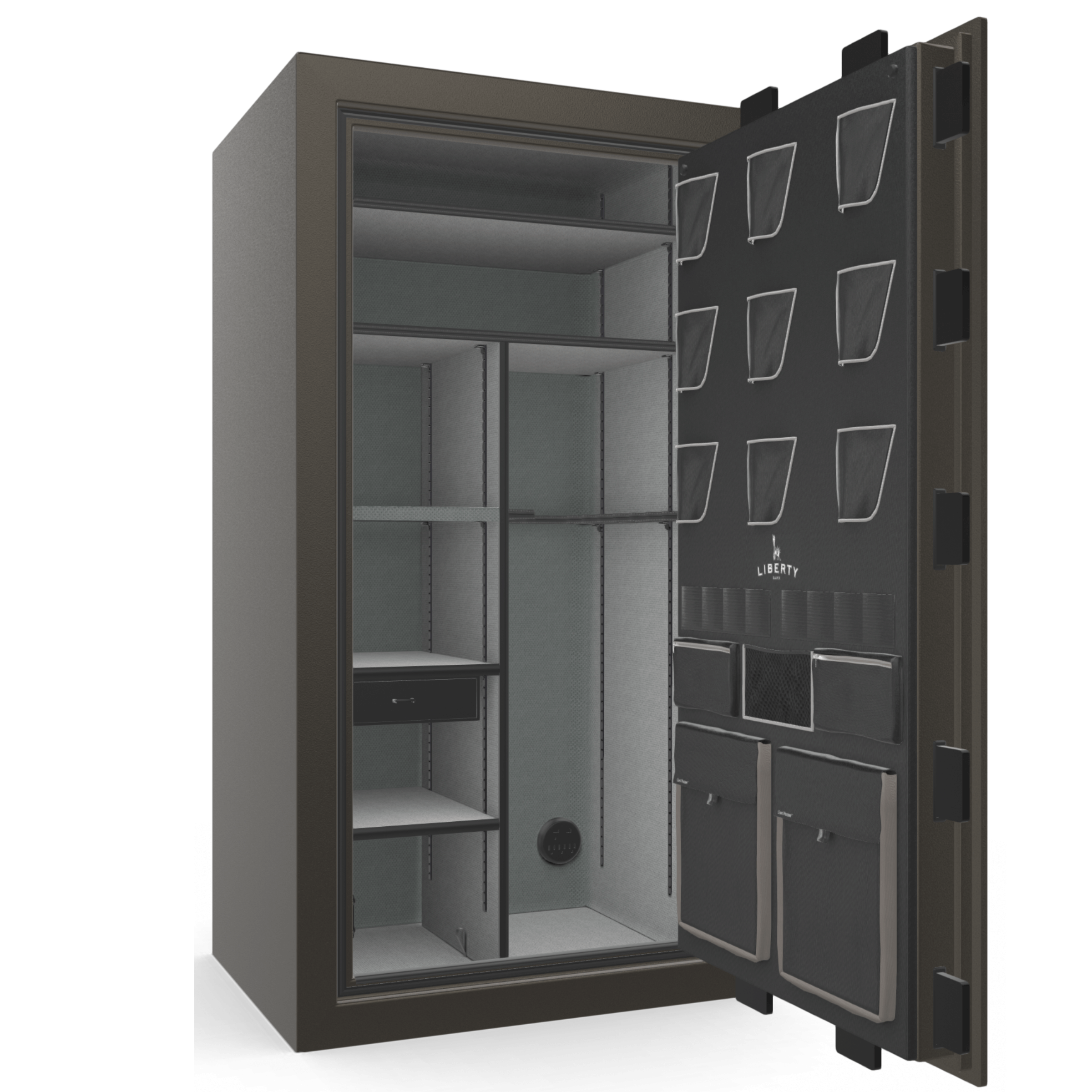 Classic Plus Series | Level 7 Security | 110 Minute Fire Protection | 50 | DIMENSIONS: 72.5"(H) X 42"(W) X 32"(D) | White Marble | Electronic Lock | Idaho Safe & Vault, Caldwell Idaho
