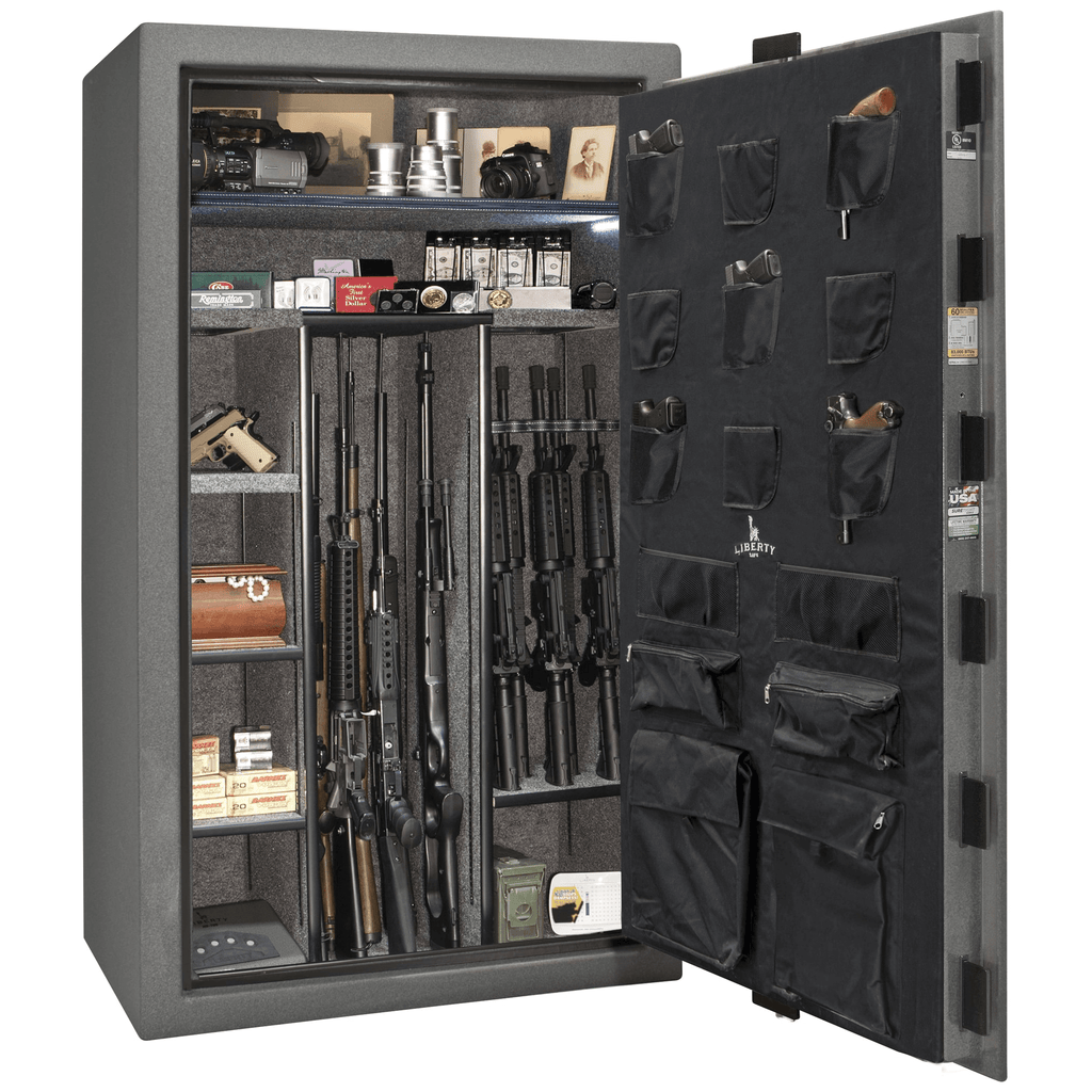 Colonial Series | Level 4 Security | 75 Minute Fire Protection | 50XT | DIMENSIONS: 72.5"(H) X 42"(W) X 27.5"(D*) | Granite Textured | Mechanical Lock Open | Idaho Safe & Vault, Caldwell Idaho