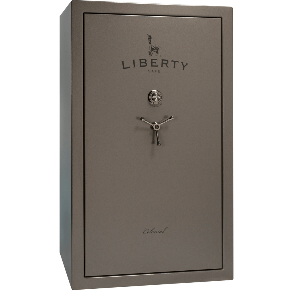 Colonial Series | Level 4 Security | 75 Minute Fire Protection | 50 | DIMENSIONS: 72.5"(H) X 42"(W) X 27.5"(D*) | Gray Marble | Mechanical Lock | Idaho Safe & Vault, Caldwell Idaho