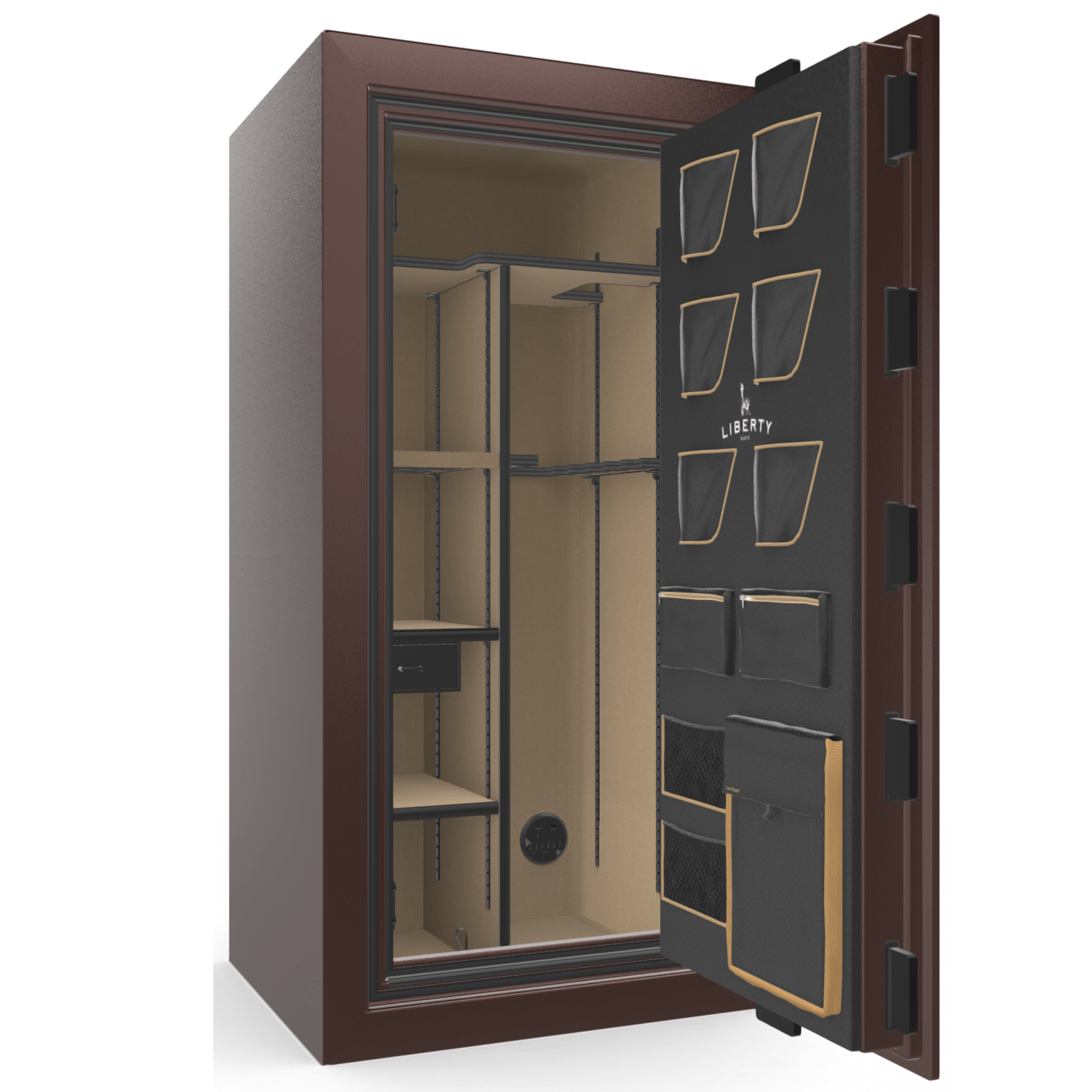 Classic Plus Series | Level 7 Security | 110 Minute Fire Protection | 40 | DIMENSIONS: 66.5"(H) X 36"(W) X 32"(D) | White Marble | Electronic Lock | Idaho Safe & Vault, Caldwell Idaho