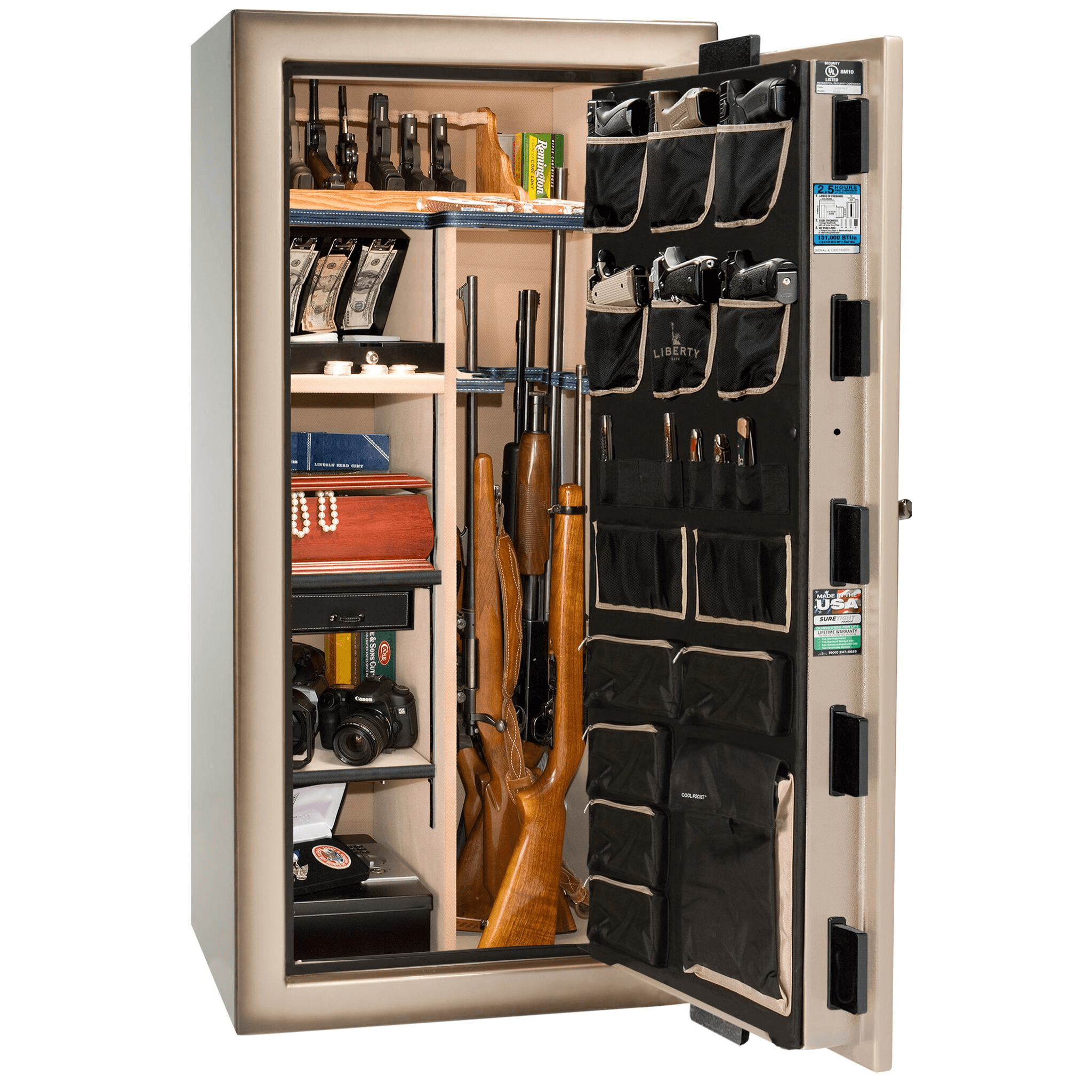 Magnum Series | Level 8 Security | 2.5 Hours Fire Protection | 40 | Dimensions: 66.5"(H) x 36"(W) x 32"(D) | Burgundy Marble | Electronic Lock | Idaho Safe & Vault, Caldwell Idaho