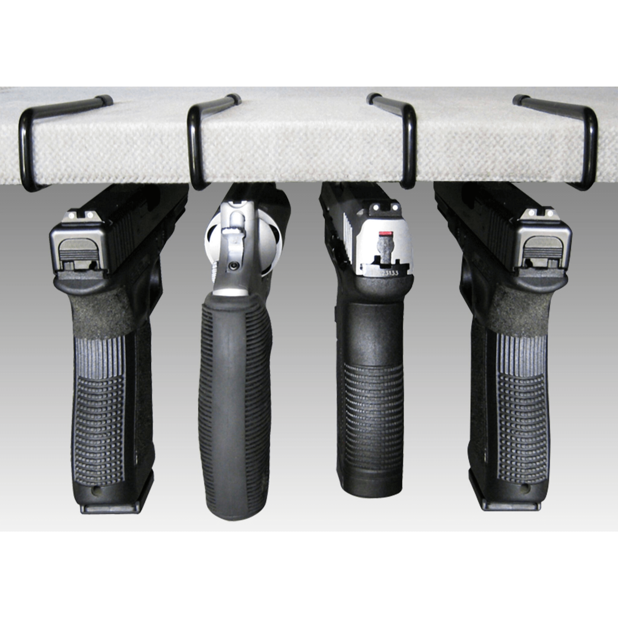 Under Shelf Pistol Hangers (4 Pack) | Idaho Safe & Vault, Caldwell Idaho