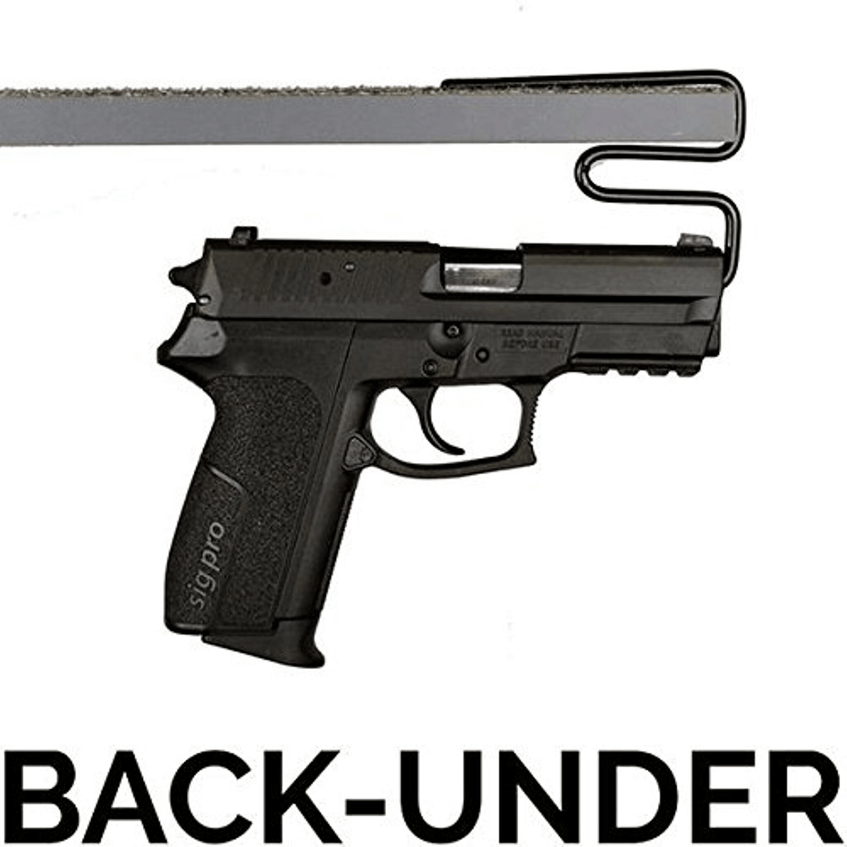 Back Under Pistol Hangers (2 Pack) | Idaho Safe & Vault, Caldwell Idaho