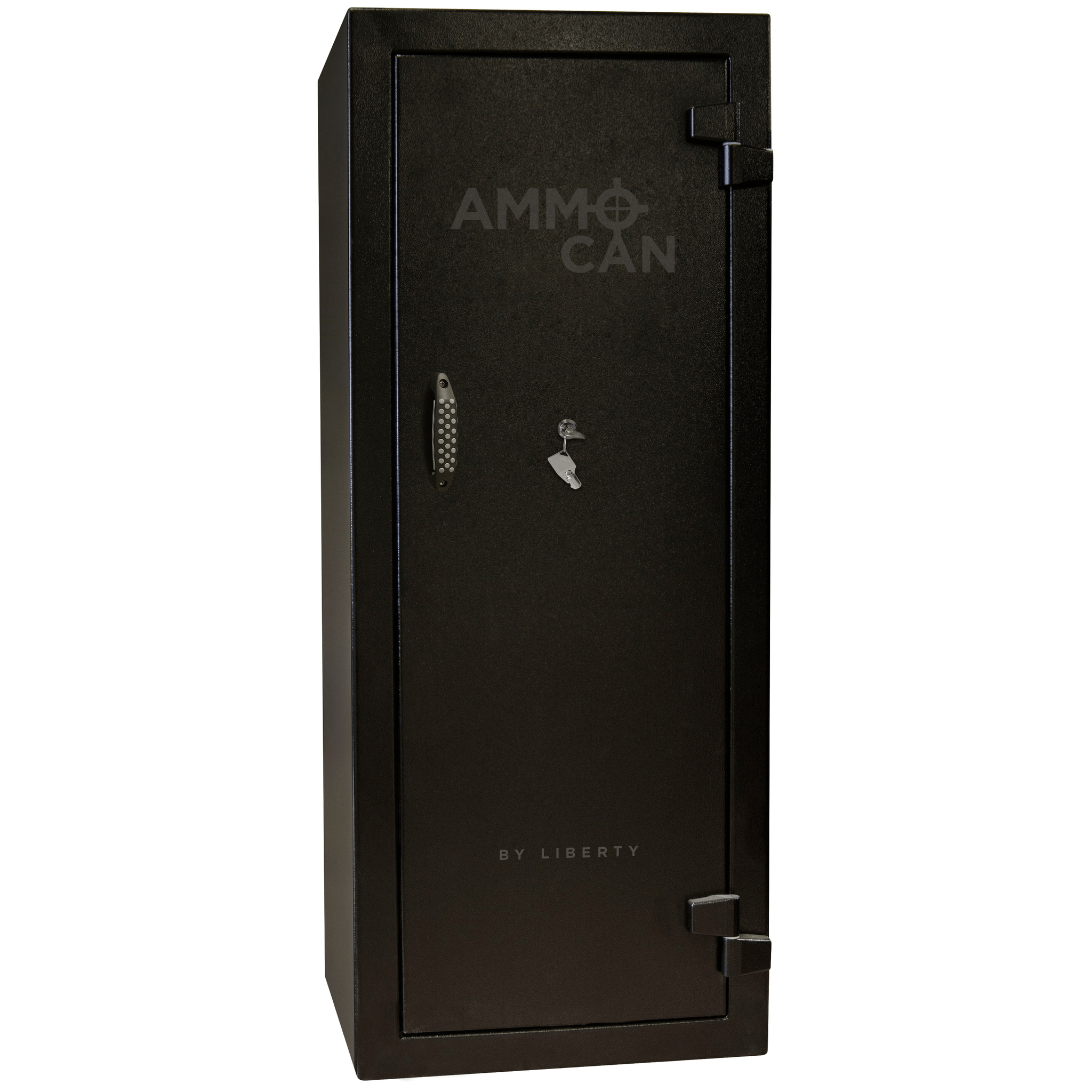 Ammo Can | 18 | Black | Chrome Electronic Lock | 59.5"(H) x 24.25"(W) x 22"(D) | Idaho Safe & Vault, Caldwell Idaho