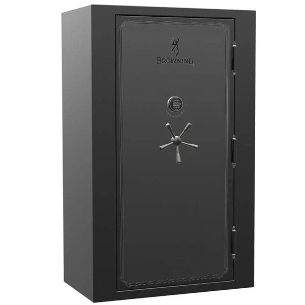Browning | M49: 60"(H)  x 43"(W) x 25.5"(D) | Textured Charcoal | Black Chrome | Electronic