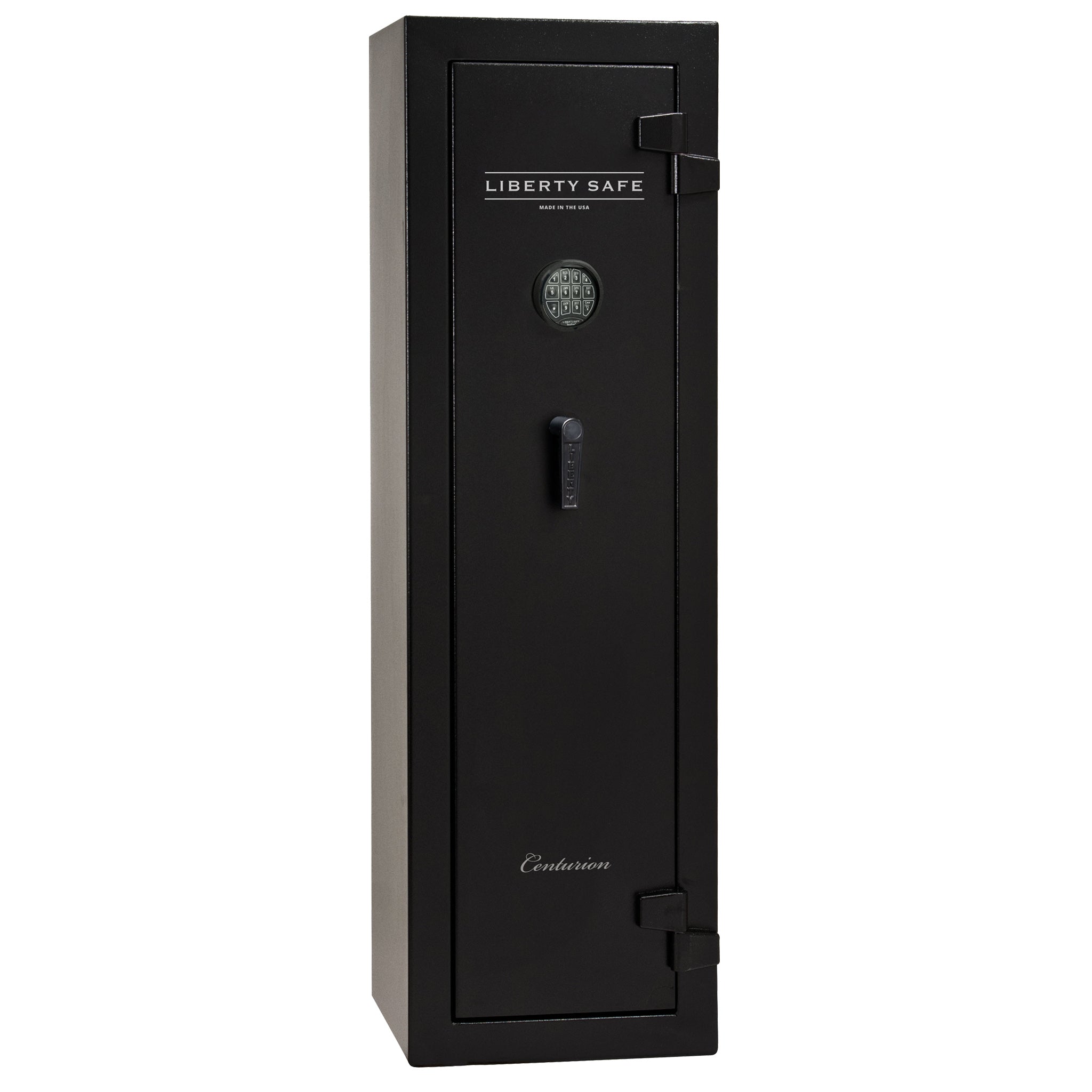 Centurion 12 | Level 1 Security | 30 Minute Fire Protection | Dimensions: 59.5" x 18.25" x 16" | Textured Black | Elock - No Door Panel Promotion - Closed Door | Idaho Safe & Vault, Caldwell Idaho