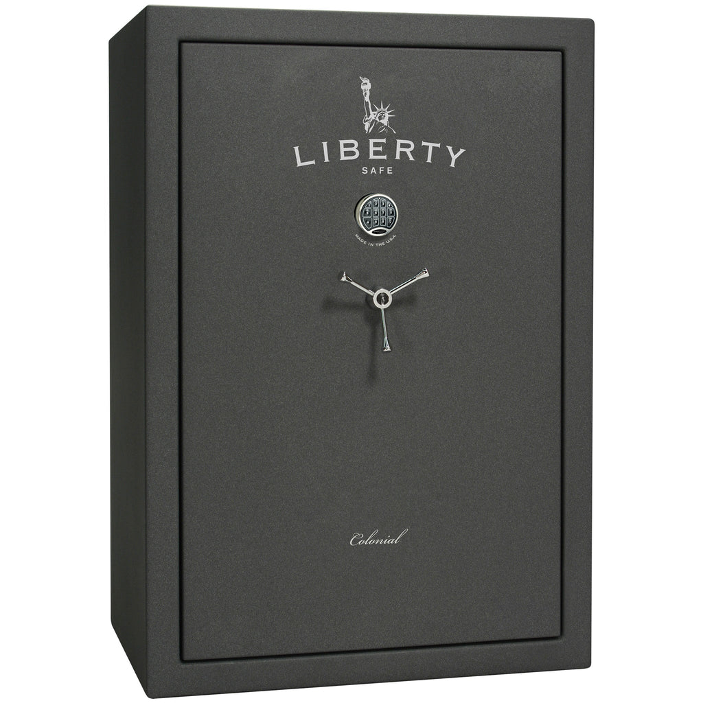 Colonial Series | Level 4 Security | 75 Minute Fire Protection | 35 | DIMENSIONS: 60.5"(H) X 42”(W) X 22"(D*) | Granite Textured | Electronic Lock - closed | Idaho Safe & Vault, Caldwell Idaho