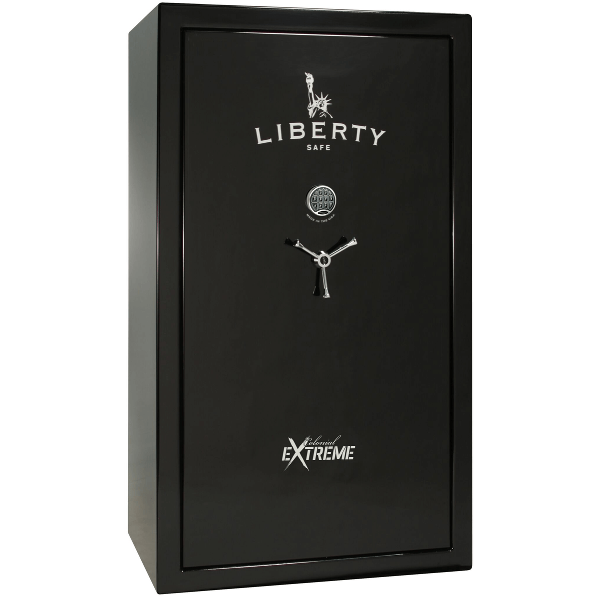 Colonial Series | Level 4 Security | 75 Minute Fire Protection | 50XT | DIMENSIONS: 72.5"(H) X 42"(W) X 27.5"(D*) | Black Gloss | Electronic Lock | Idaho Safe & Vault, Caldwell Idaho