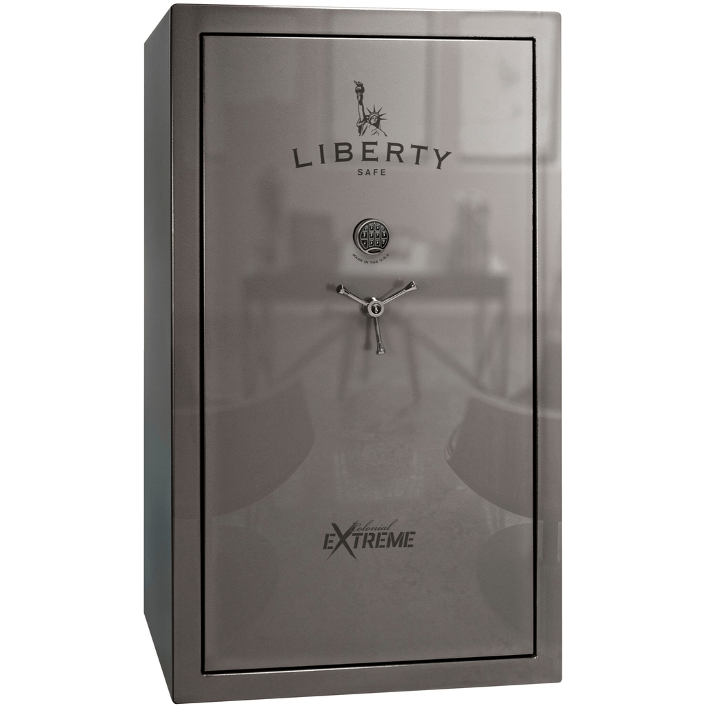 Colonial Series | Level 4 Security | 75 Minute Fire Protection | 50XT | DIMENSIONS: 72.5"(H) X 42"(W) X 27.5"(D*) | Gray Gloss | Electronic Lock | Idaho Safe & Vault, Caldwell Idaho