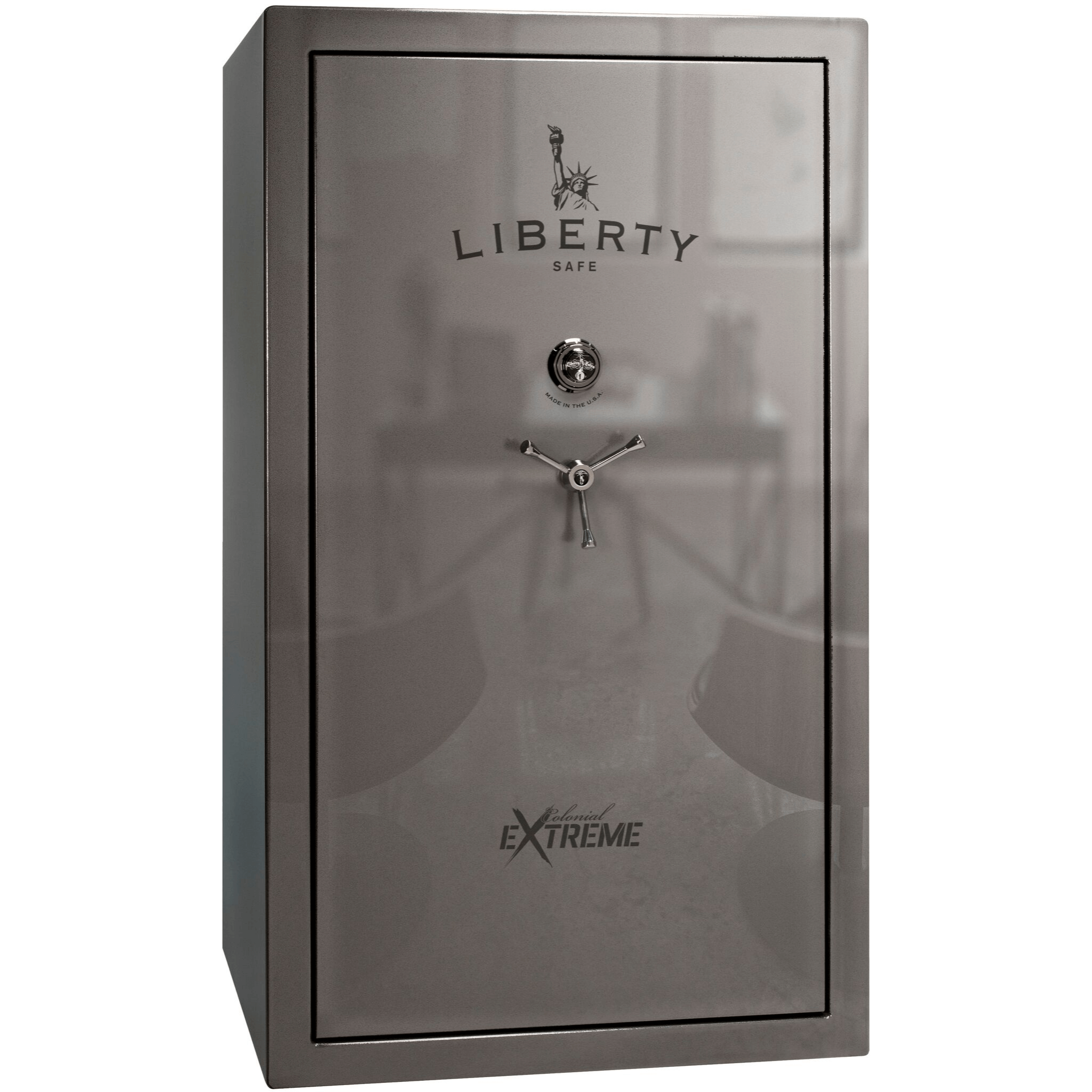 Colonial Series | Level 4 Security | 75 Minute Fire Protection | 50XT | DIMENSIONS: 72.5"(H) X 42"(W) X 27.5"(D*) | Gray Gloss | Mechanical Lock | Idaho Safe & Vault, Caldwell Idaho