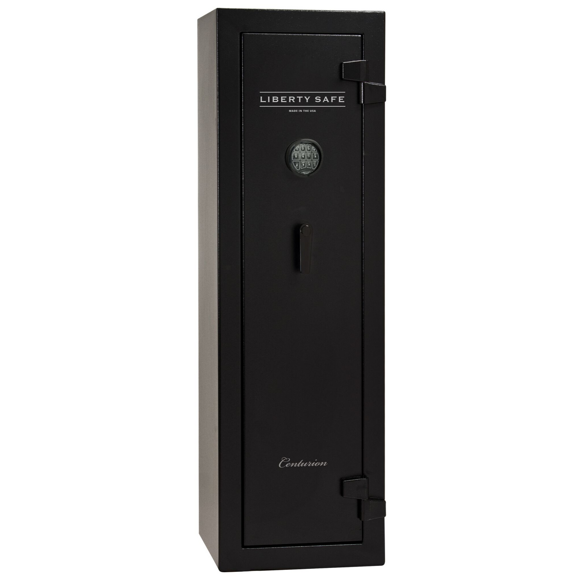 Centurion 12 | Level 1 Security | 30 Minute Fire Protection | Dimensions: 59.5" x 18.25" x 16" | Textured Black | Elock - Closed Door | Idaho Safe & Vault, Caldwell Idaho