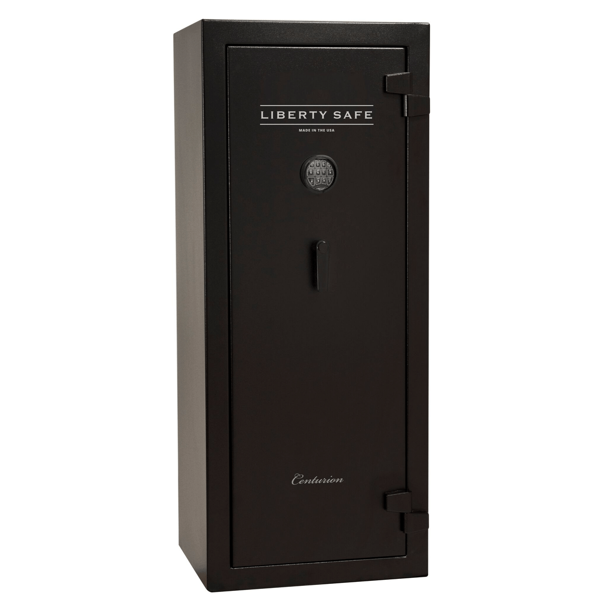 Centurion 18 | Level 1 Security | 30 Minute Fire Protection | Dimensions: 59.5" x 24.25" x 20" | Textured Black | Elock - Closed Door | Idaho Safe & Vault, Caldwell Idaho