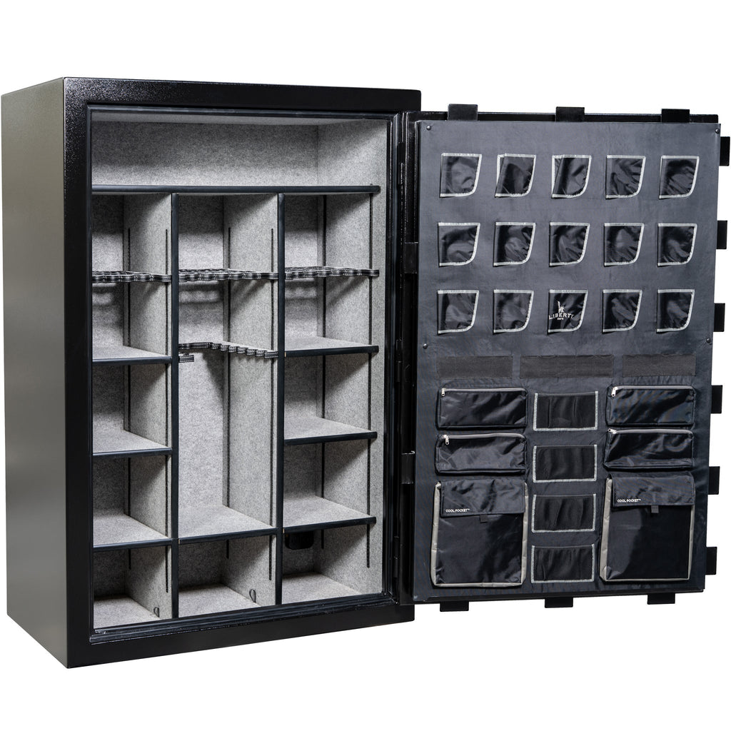 Collector T | Level 5 Security | 110 Minute Fire Protection | Dimensions: 72”(H) x 50”(W) x 27.5"(D) | Black Textured Electronic Lock - Open  Door | Idaho Safe & Vault, Caldwell Idaho