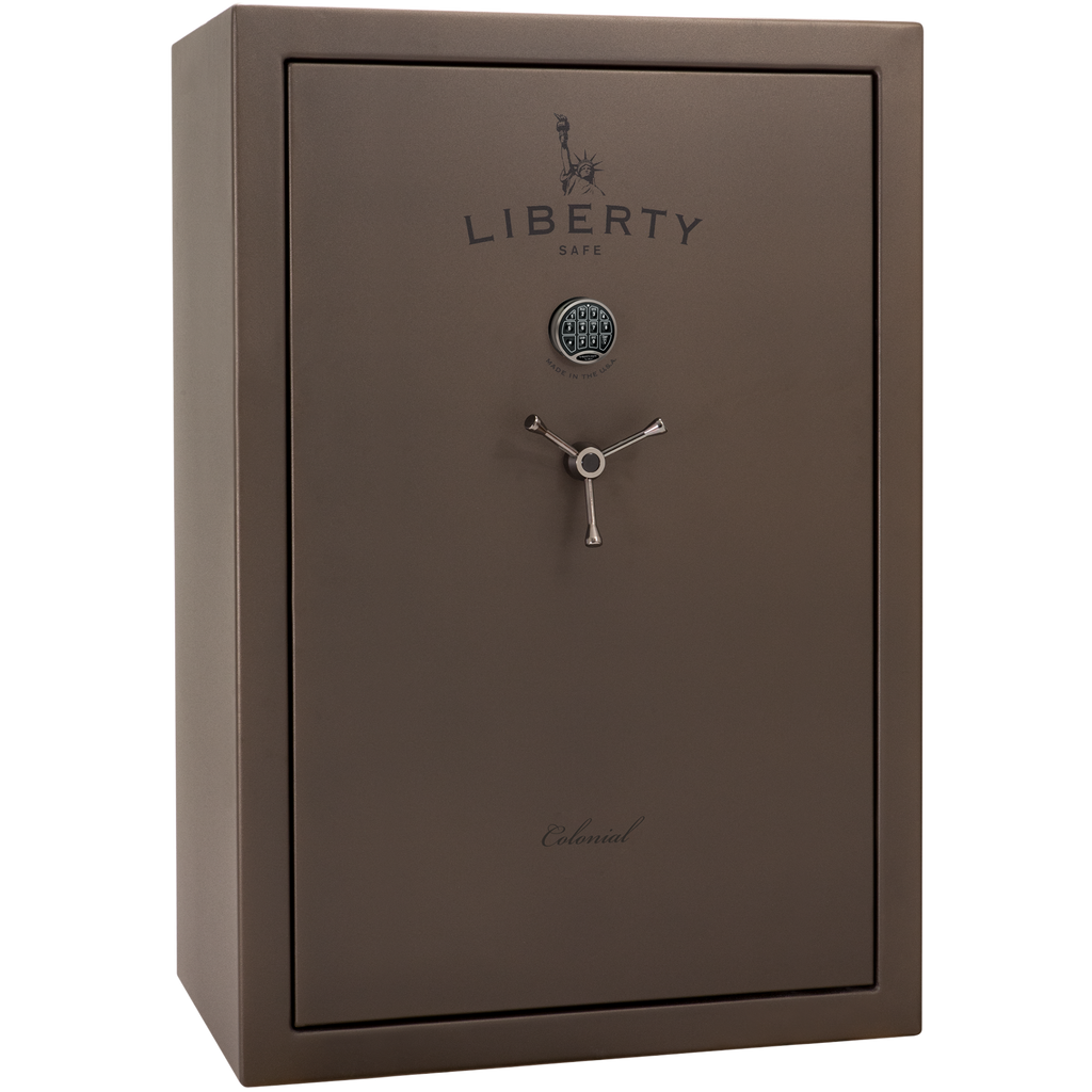 Colonial Series | Level 4 Security | 75 Minute Fire Protection | 35 | DIMENSIONS: 60.5"(H) X 42"(W) X 22"(D*) | Bronze Textured | Electronic Lock | Idaho Safe & Vault, Caldwell Idaho