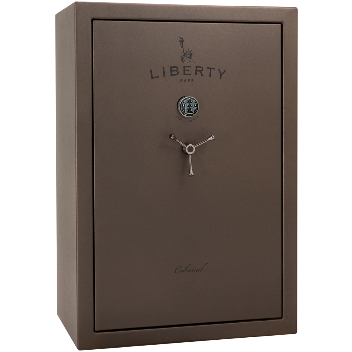 Colonial Series | Level 4 Security | 75 Minute Fire Protection | 35 | DIMENSIONS: 60.5"(H) X 42"(W) X 22"(D*) | Bronze Textured | Electronic Lock | Idaho Safe & Vault, Caldwell Idaho