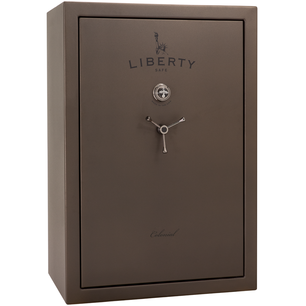 Colonial Series | Level 4 Security | 75 Minute Fire Protection | 35 | DIMENSIONS: 60.5"(H) X 42"(W) X 22"(D*) | Bronze Textured | Mechanical Lock | Idaho Safe & Vault, Caldwell Idaho