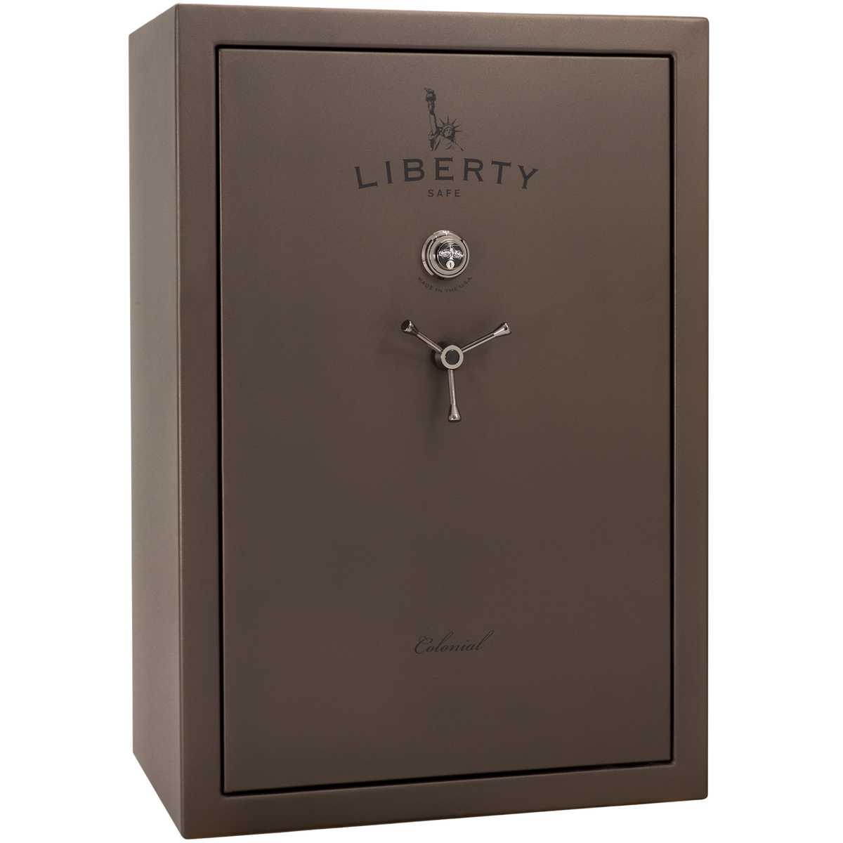 Colonial Series | Level 4 Security | 75 Minute Fire Protection | 35 | DIMENSIONS: 60.5"(H) X 42"(W) X 22"(D*) | Bronze Textured | Mechanical Lock | Idaho Safe & Vault, Caldwell Idaho