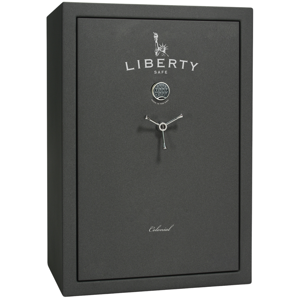 Colonial Series | Level 4 Security | 75 Minute Fire Protection | 35 | DIMENSIONS: 60.5"(H) X 42"(W) X 22"(D*) | Granite Textured | Electronic Lock | Idaho Safe & Vault, Caldwell Idaho