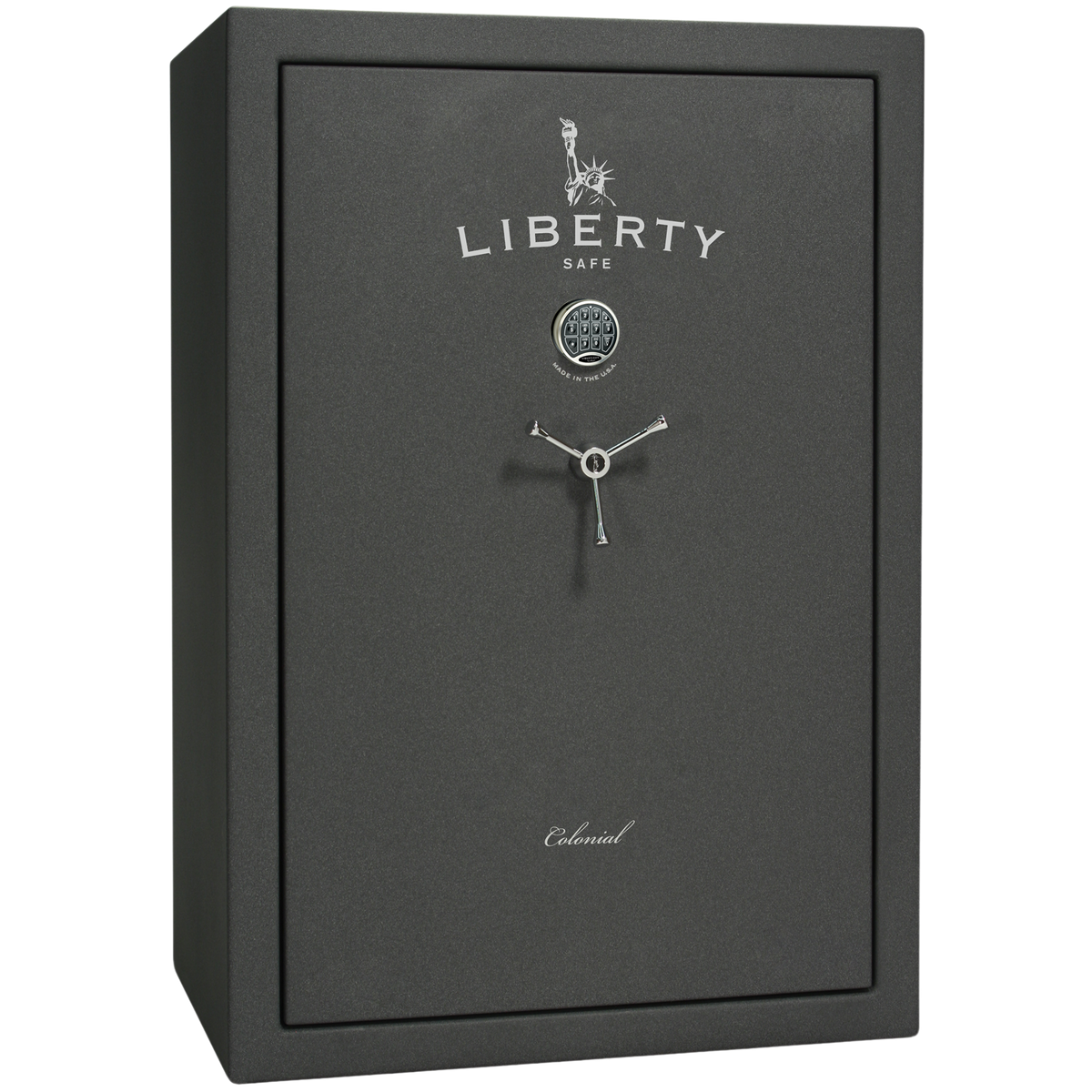 Colonial Series | Level 4 Security | 75 Minute Fire Protection | 35 | DIMENSIONS: 60.5"(H) X 42"(W) X 22"(D*) | Granite Textured | Electronic Lock | Idaho Safe & Vault, Caldwell Idaho