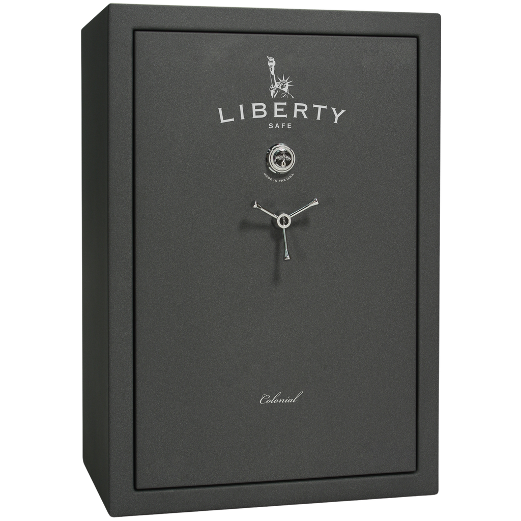 Colonial Series | Level 4 Security | 75 Minute Fire Protection | 35 | DIMENSIONS: 60.5"(H) X 42"(W) X 22"(D*) | Granite Textured | Mechanical Lock | Idaho Safe & Vault, Caldwell Idaho