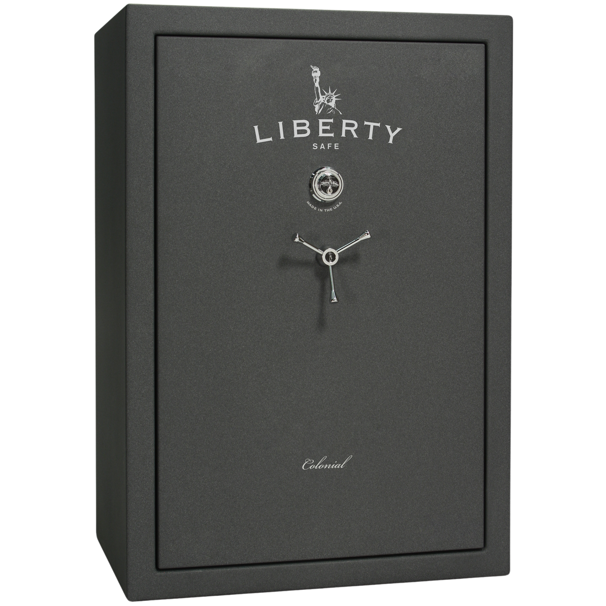 Colonial Series | Level 4 Security | 75 Minute Fire Protection | 35 | DIMENSIONS: 60.5"(H) X 42"(W) X 22"(D*) | Granite Textured | Mechanical Lock | Idaho Safe & Vault, Caldwell Idaho