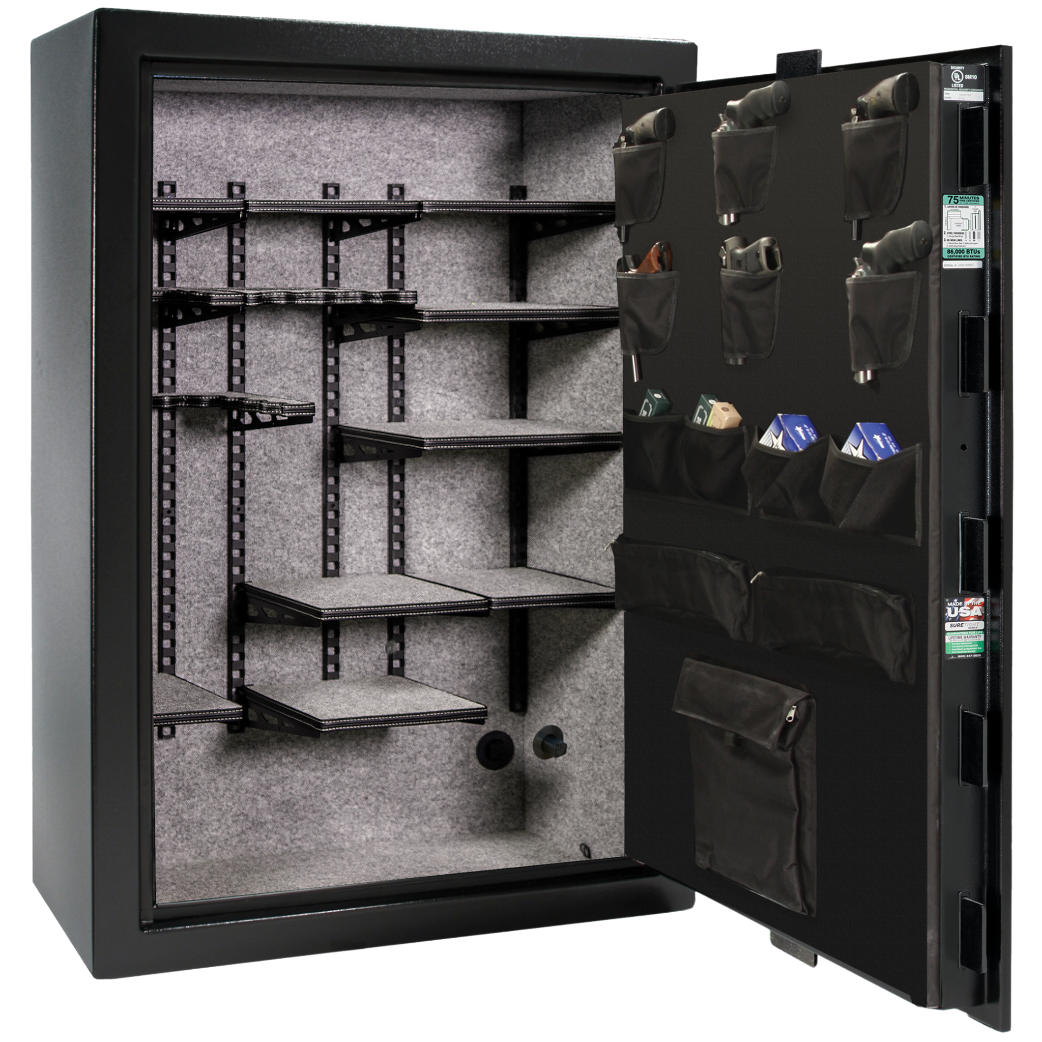 Colonial Series | Level 4 Security | 75 Minute Fire Protection | 35 | DIMENSIONS: 60.5"(H) X 42"(W) X 22"(D*) | Idaho Safe & Vault, Caldwell Idaho