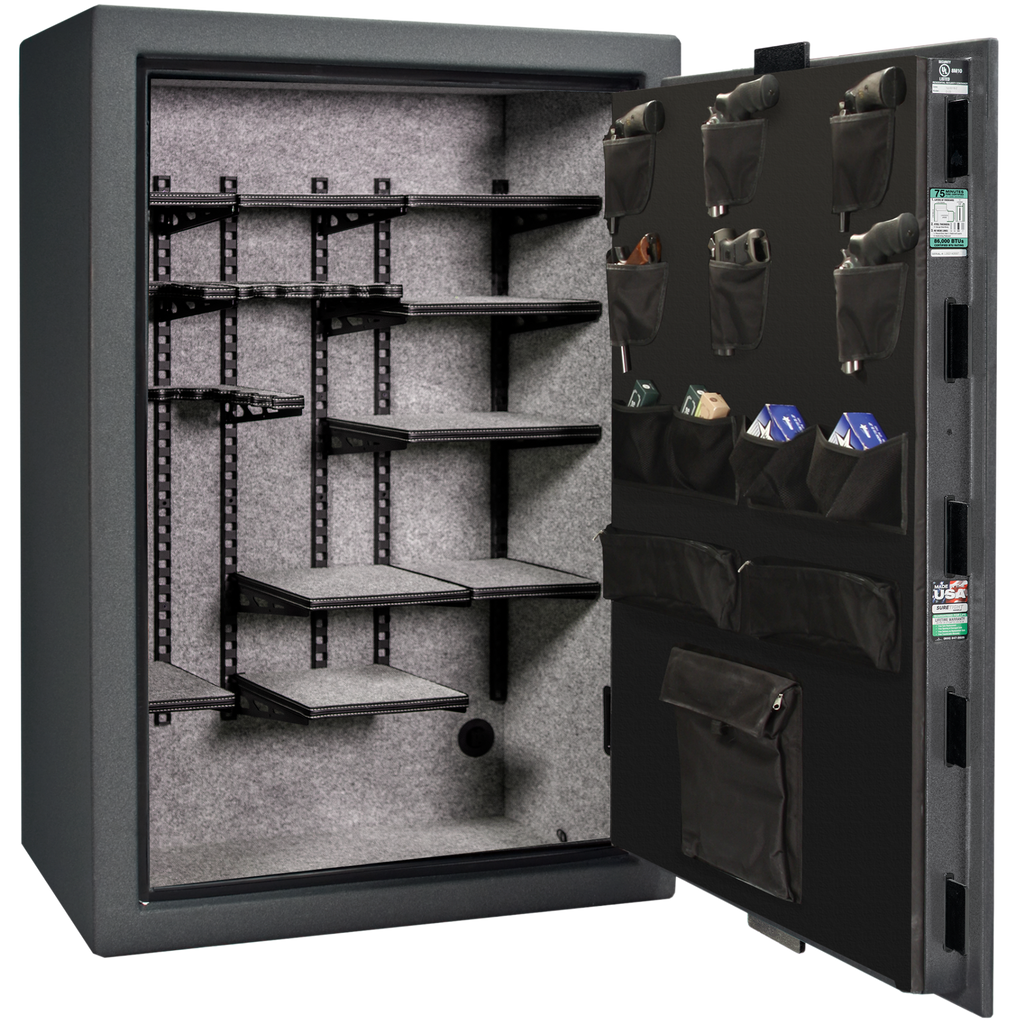 Colonial Series | Level 4 Security | 75 Minute Fire Protection | 35 | DIMENSIONS: 60.5"(H) X 42"(W) X 22"(D*) | Granite Textured | Idaho Safe & Vault, Caldwell Idaho