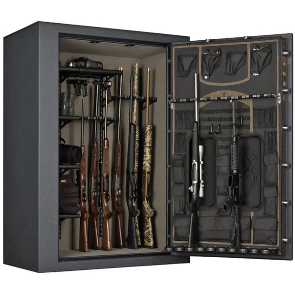 Browning | HC49: 60"(H) x 43"(W) x 25"(D) | Textured Charcoal | Black Chrome | Electronic