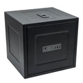 HDV-350X | Biometric Handgun Vault | 13”(D) X 14”(W) X 13”(H) Exterior Dimensions | Black - Closed | Idaho Safe & Vault, Caldwell Idaho