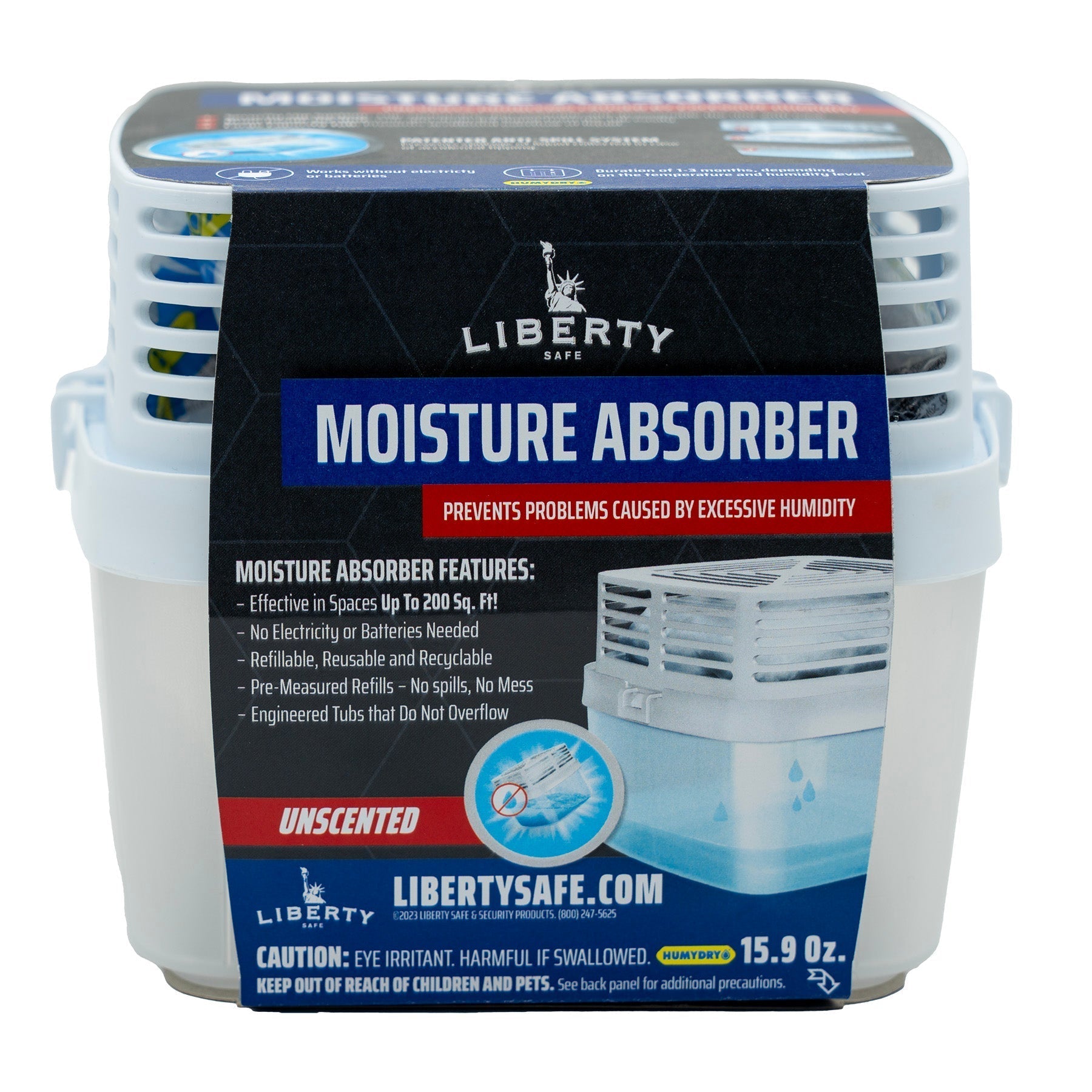 HumyDry Moisture Absorber 15.9 Ounce Device - Product with Packaging | Idaho Safe & Vault, Caldwell Idaho