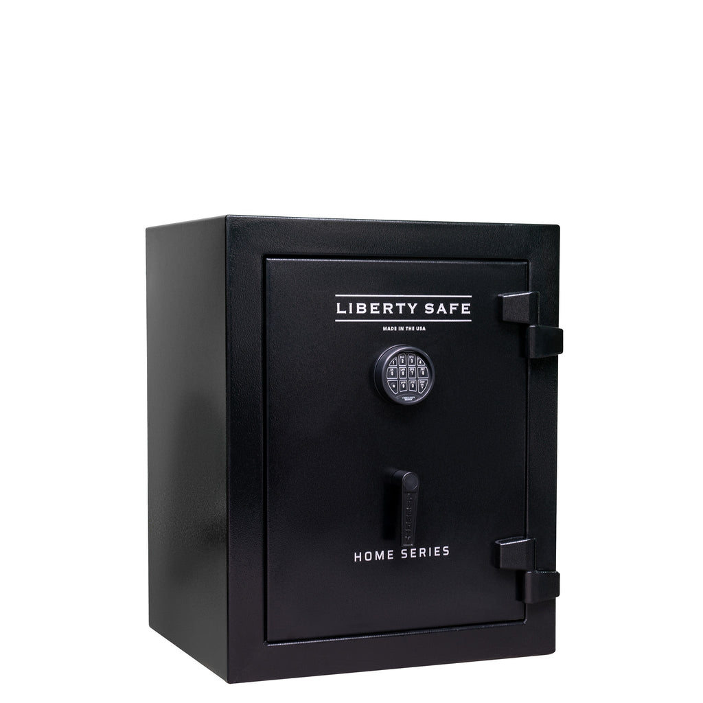 Home Series | 08 | Level 1 Security | 60 Minute Fire Protection | Dimensions: 30"(H) x 24.5"(W) x 20"(D) | Textured Black - Closed Door | Idaho Safe & Vault, Caldwell Idaho