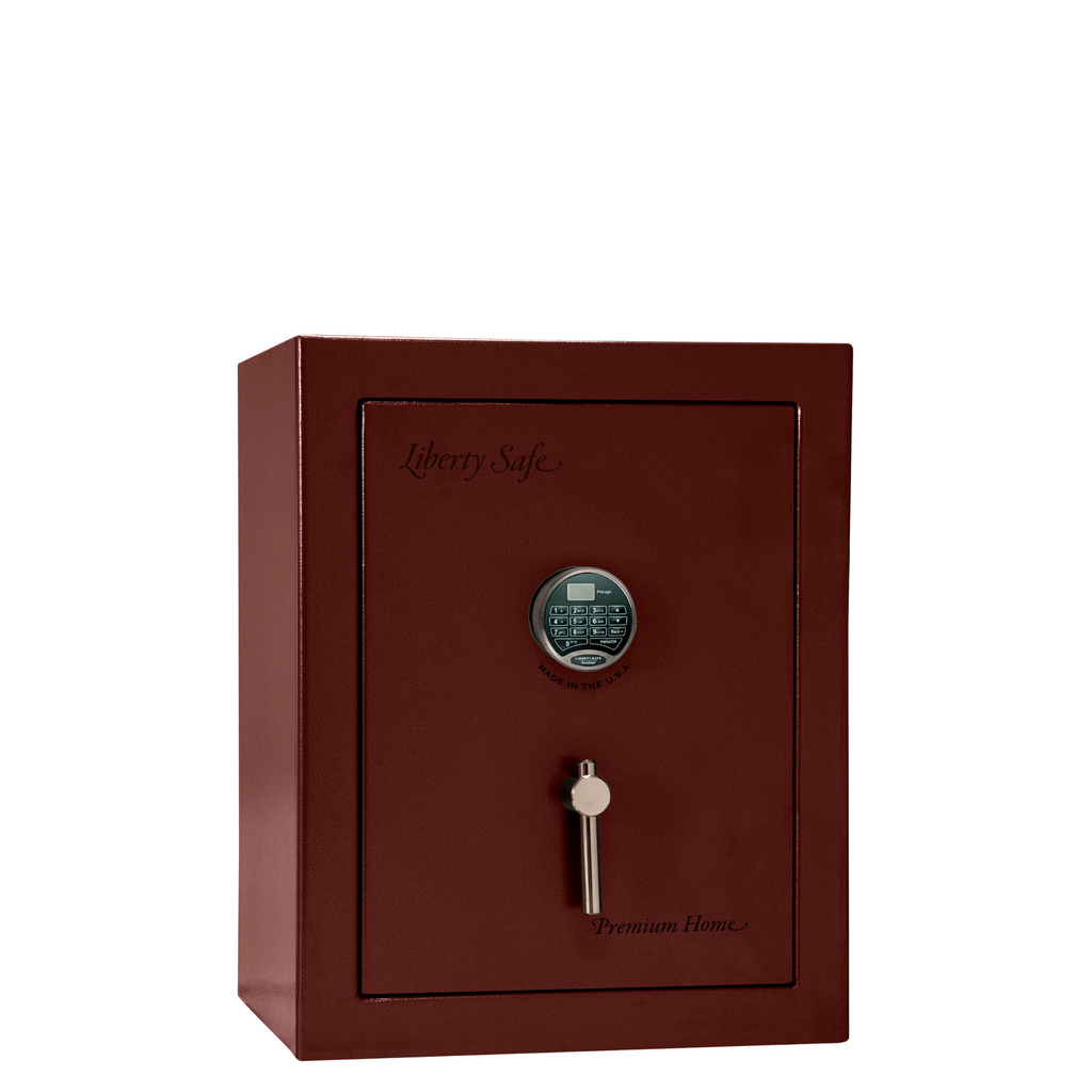 Premium Home Series | Level 7 Security | 2 Hour Fire Protection | 08 | Dimensions: 29.75"(H) x 24.5"(W) x 19"(D) | Burgundy Marble - Closed Door | Idaho Safe & Vault, Caldwell Idaho
