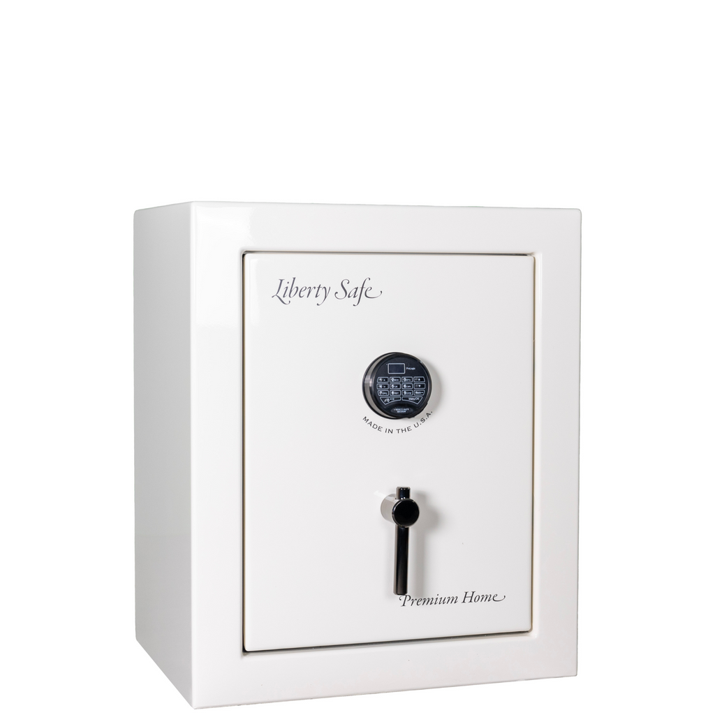 Premium Home Series | Level 7 Security | 2 Hour Fire Protection | 08 | Dimensions: 29.75"(H) x 24.5"(W) x 19"(D) | White Gloss - Closed Door | Idaho Safe & Vault, Caldwell Idaho
