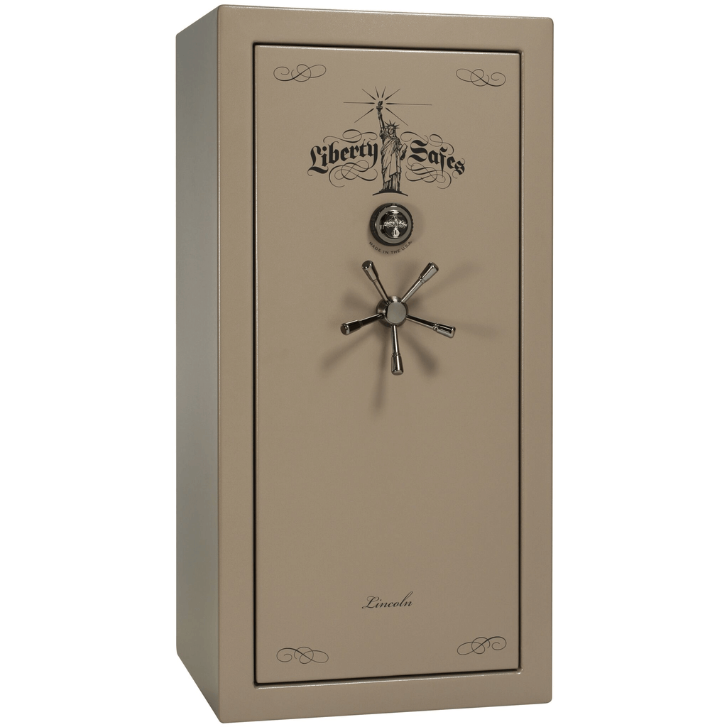 Lincoln Series | Level 5 Security | 110 Minute Fire Protection | 25 | Dimensions: 60.5"(H) x 30"(W) x 24"(D*) | Traditional | Champagne Marble | Mechanical Lock | Idaho Safe & Vault, Caldwell Idaho
