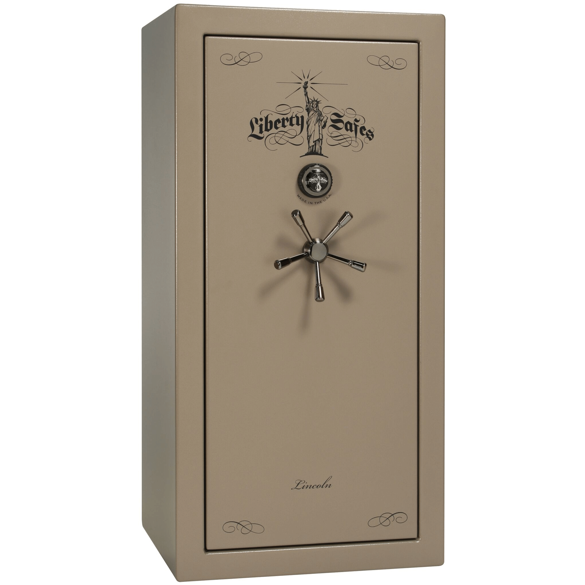 Lincoln Series | Level 5 Security | 110 Minute Fire Protection | 25 | Dimensions: 60.5"(H) x 30"(W) x 24"(D*) | Traditional | Champagne Marble | Mechanical Lock | Idaho Safe & Vault, Caldwell Idaho