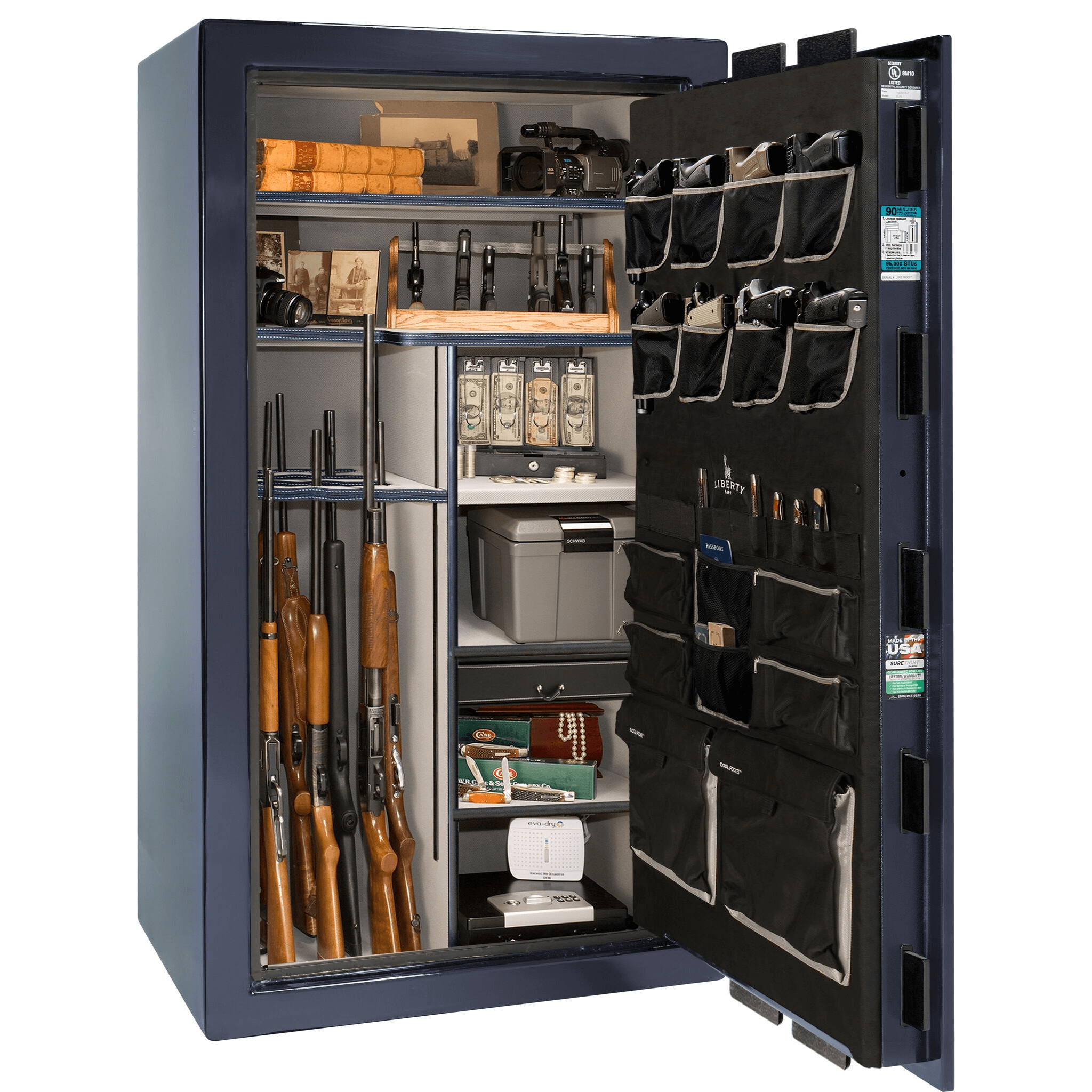 Lincoln Series | Level 5 Security | 110 Minute Fire Protection | 40 | Dimensions: 66.5"(H) x 36"(W) x 27.5"(D*) | Traditional | Idaho Safe & Vault, Caldwell Idaho